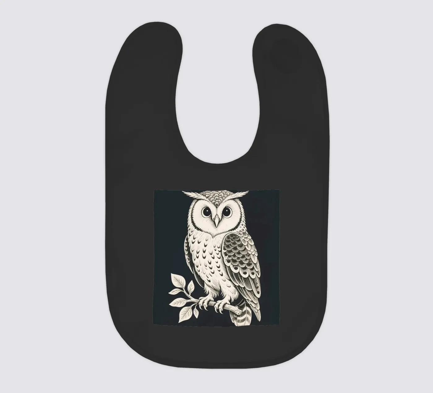 Owl baby bib by knowledge