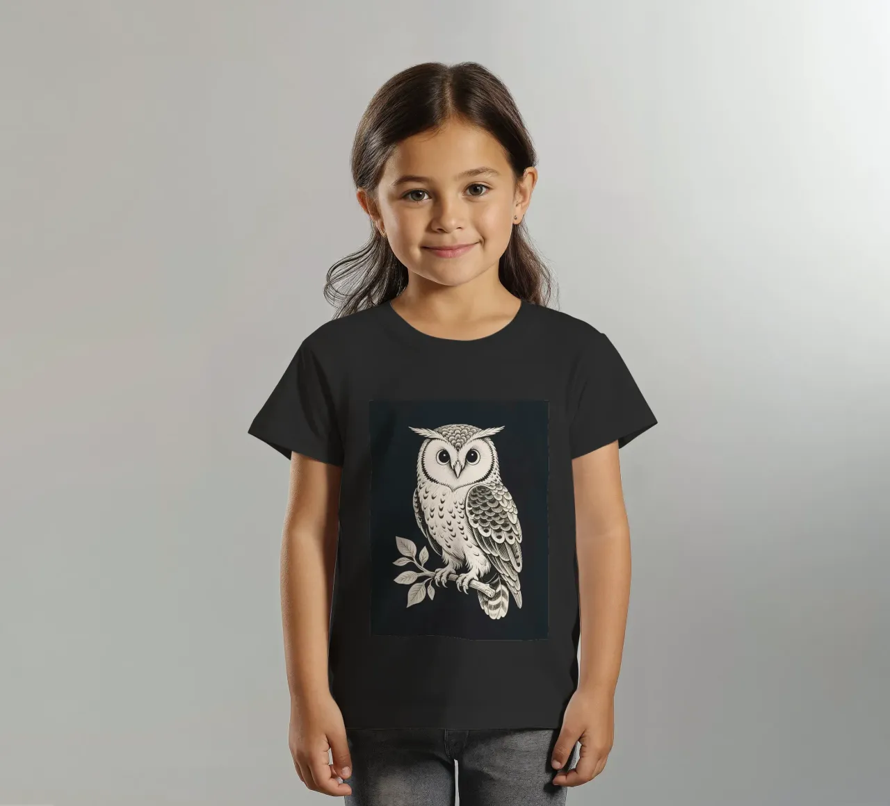 Gufo t-shirt bambini da knowledge
