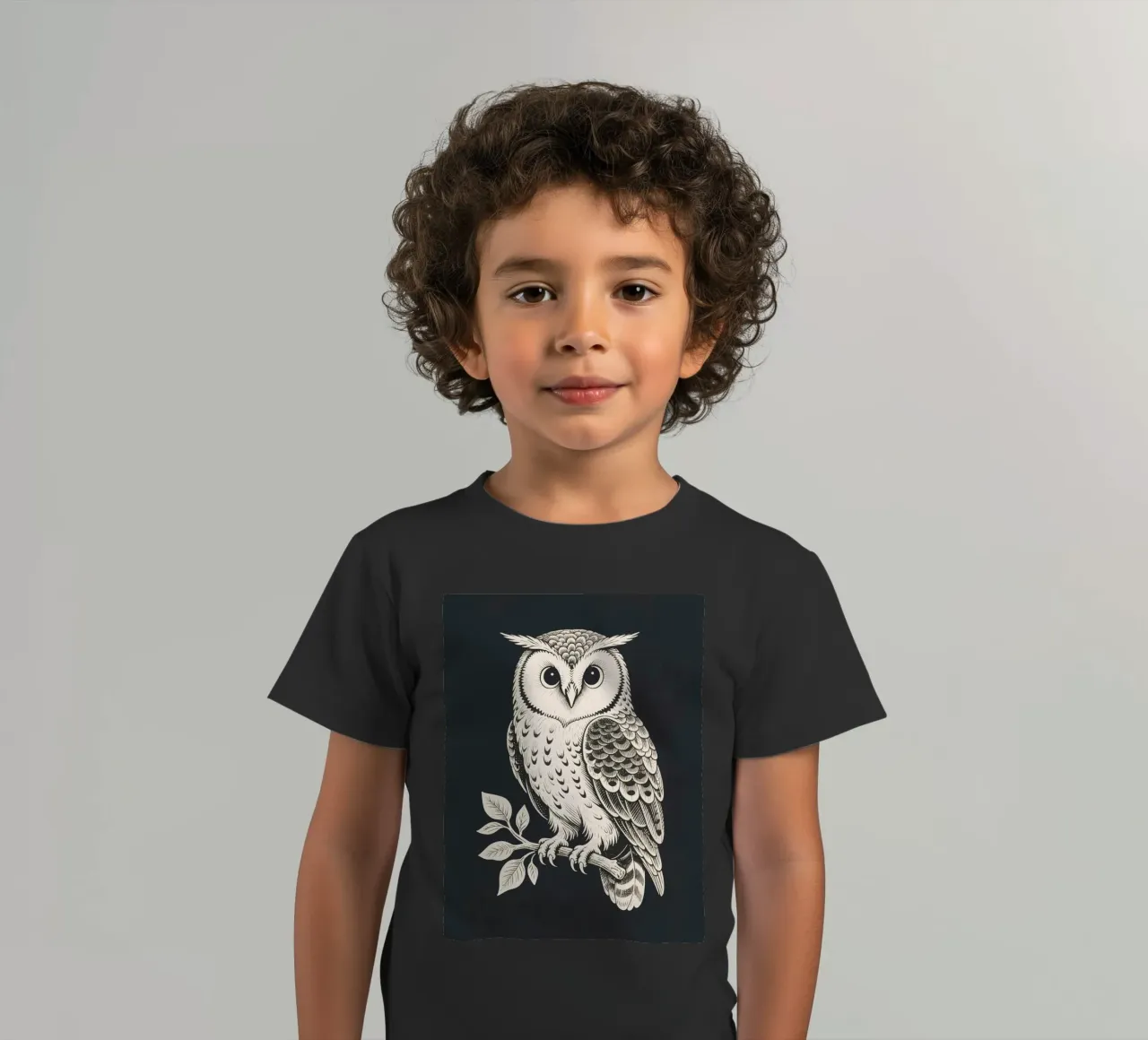 Gufo t-shirt bambini da knowledge