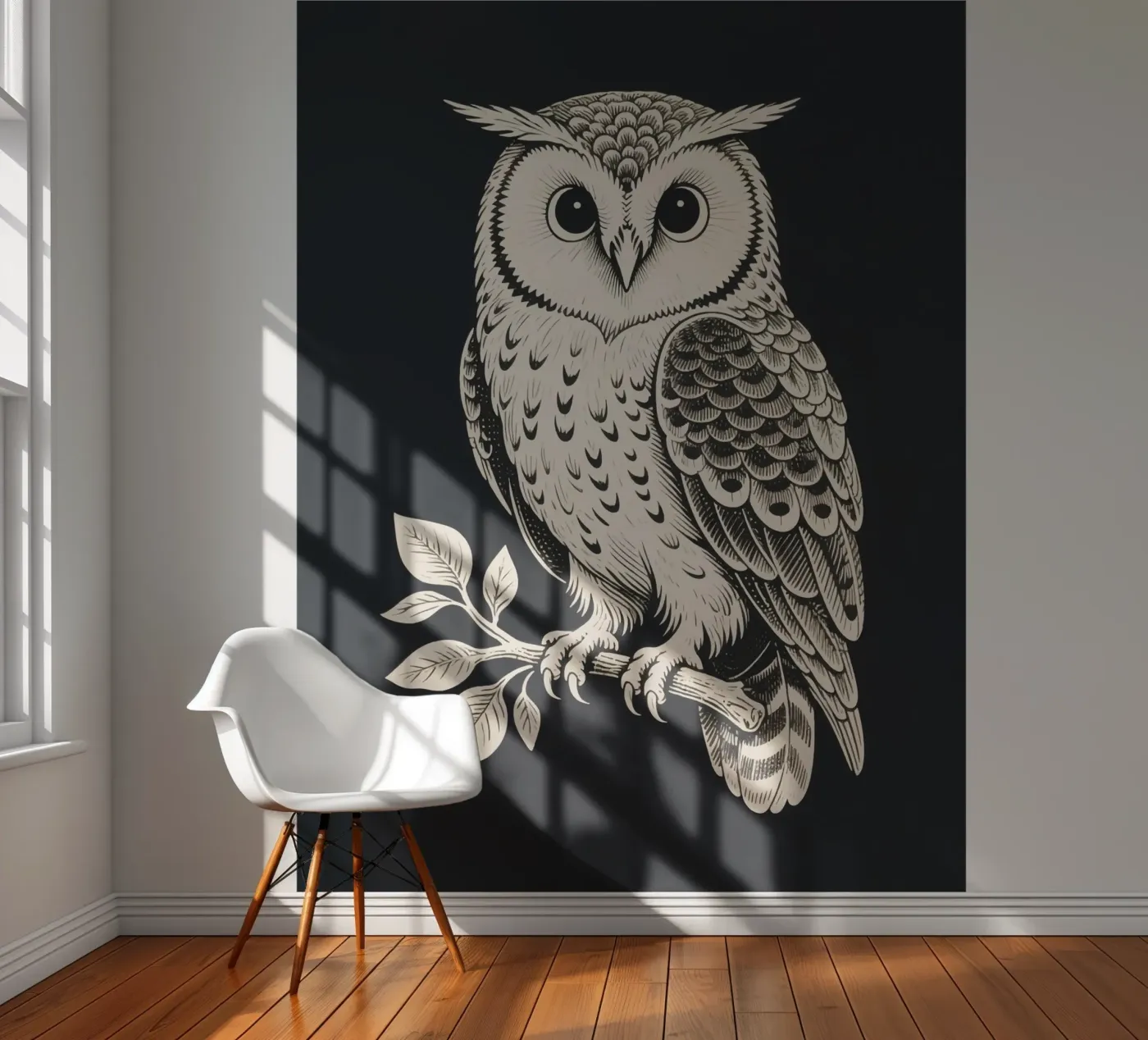 Owl fotobehang van knowledge