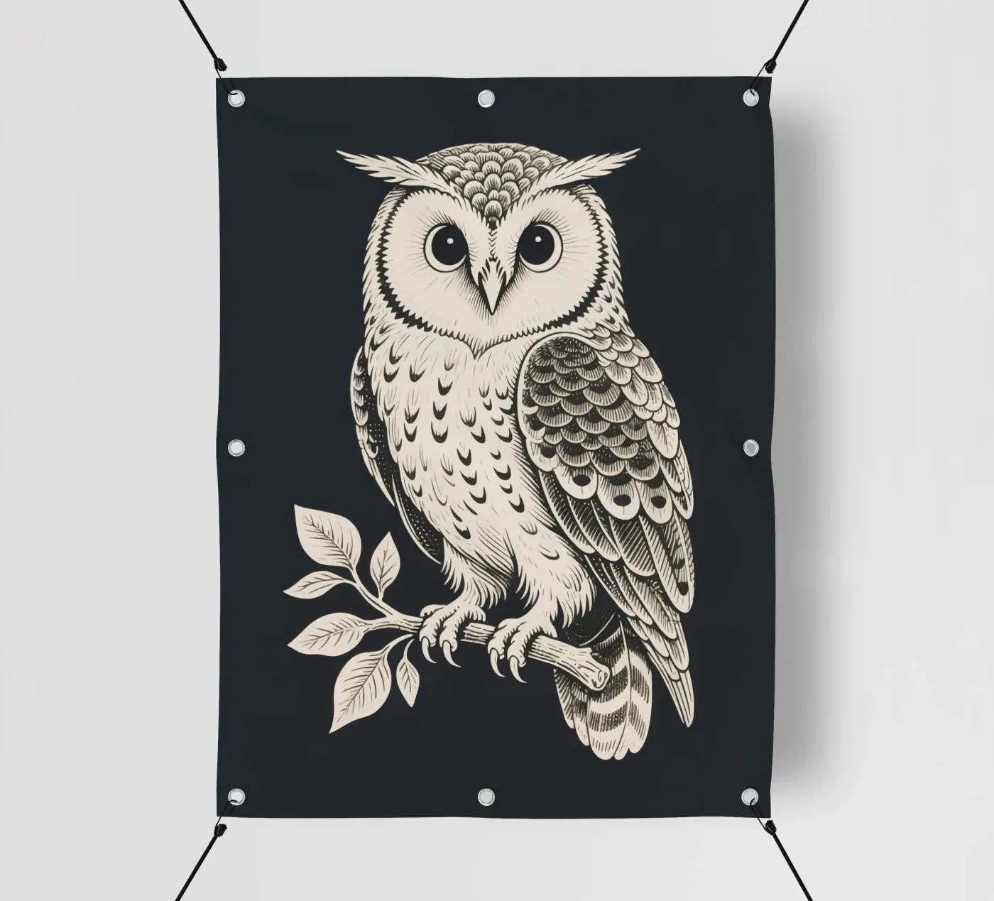 Uil pvc-zeil van knowledge