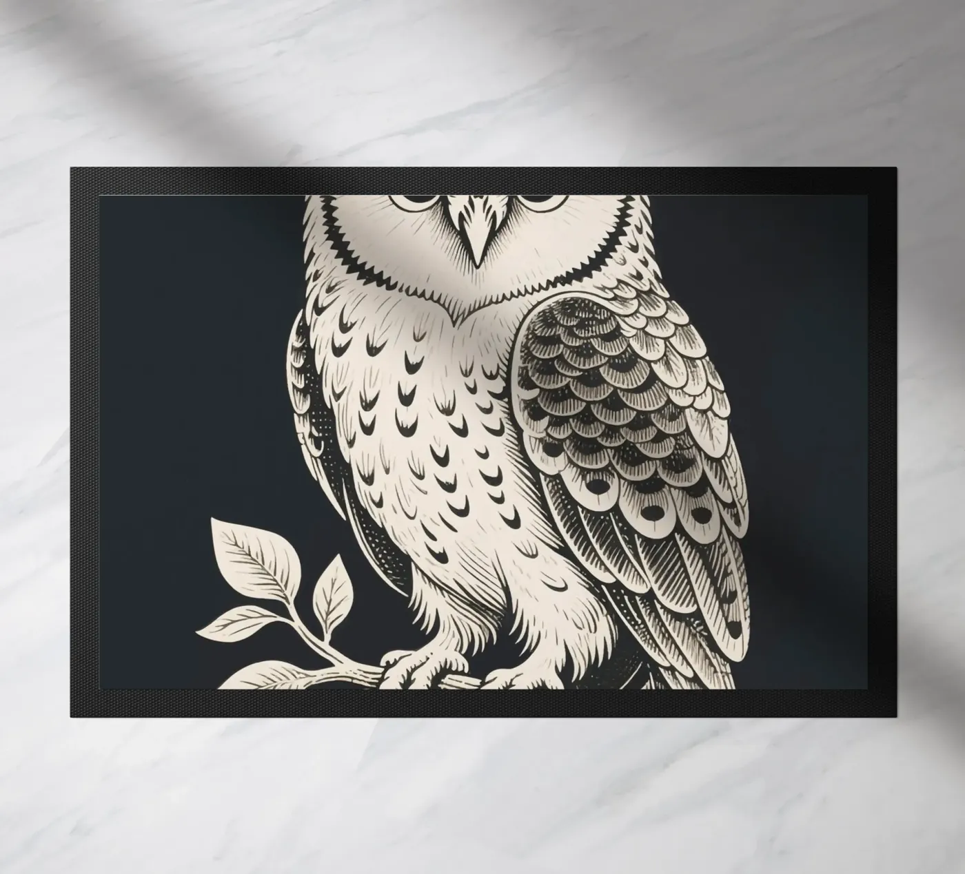 Owl Fußmatte von knowledge