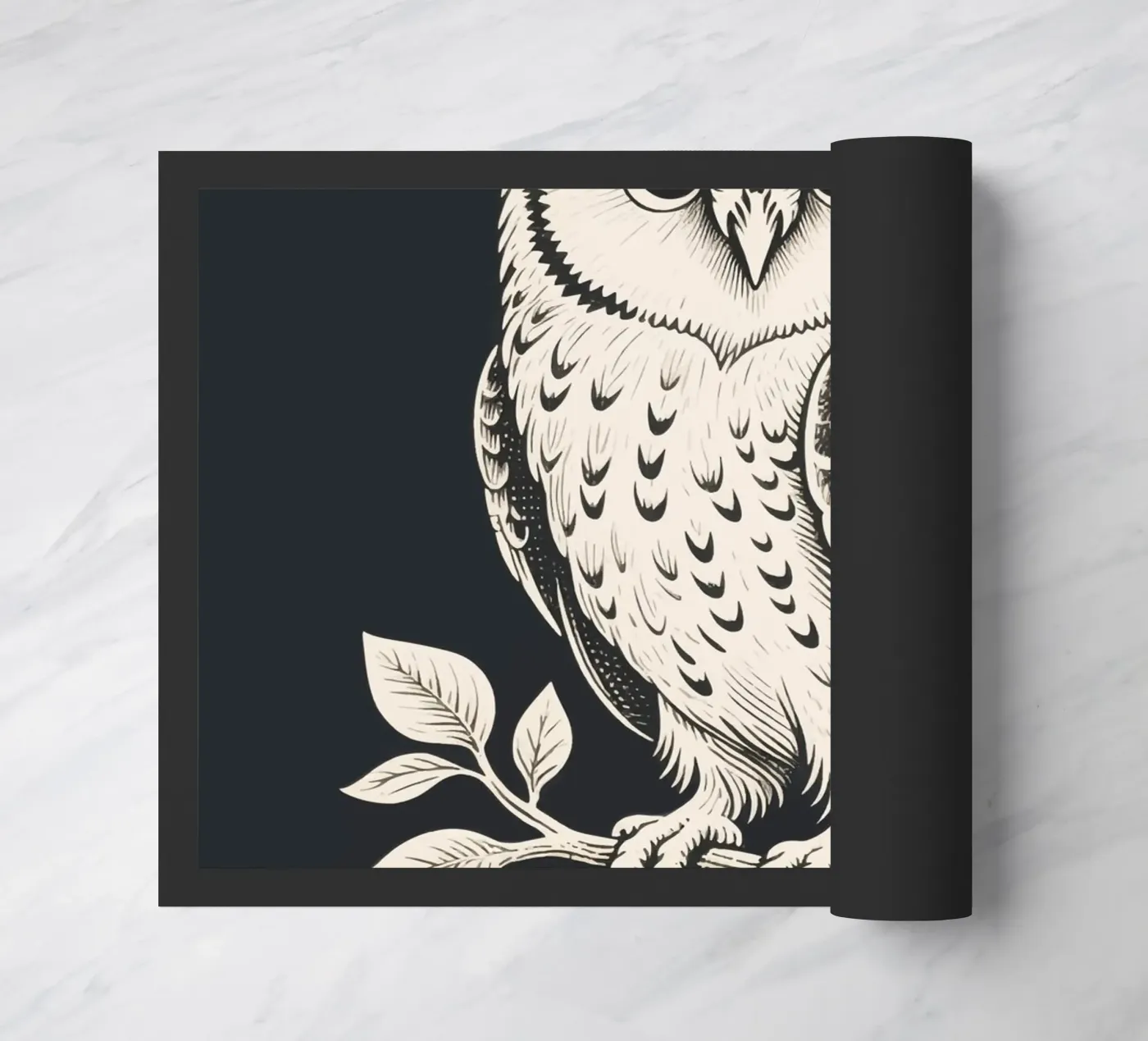 Owl Fußmatte von knowledge