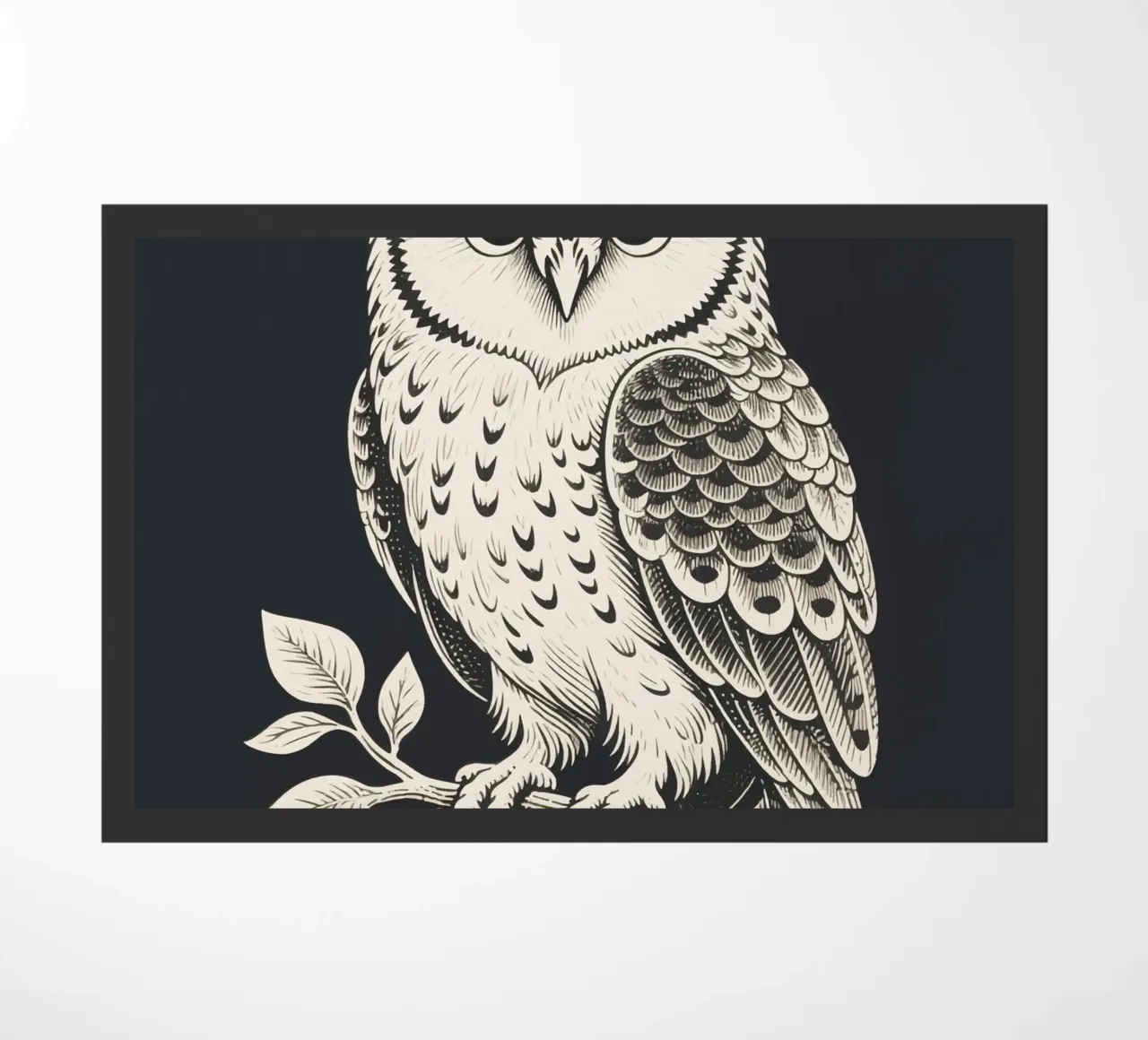 Eule Fußmatte von knowledge