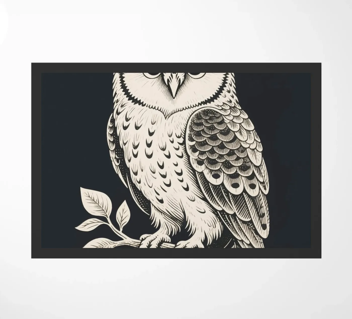 Owl Fußmatte von knowledge