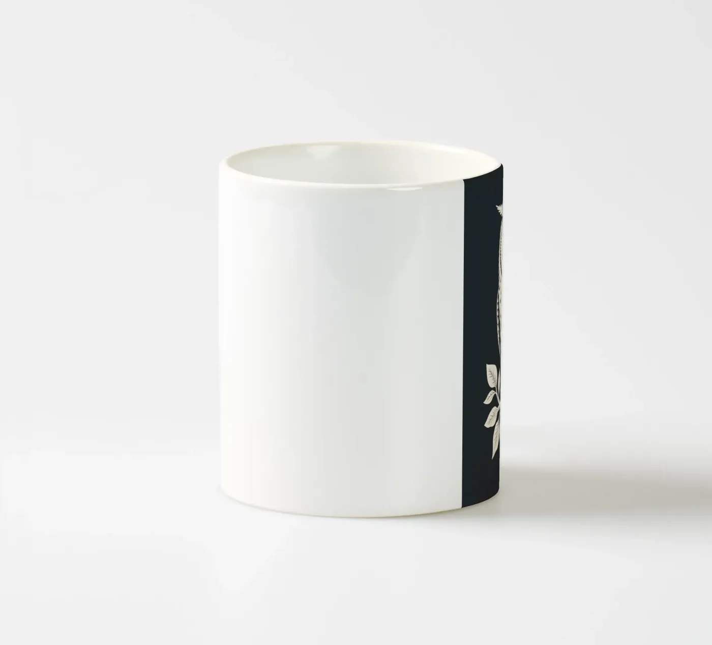 Owl ceramic mug by knowledge