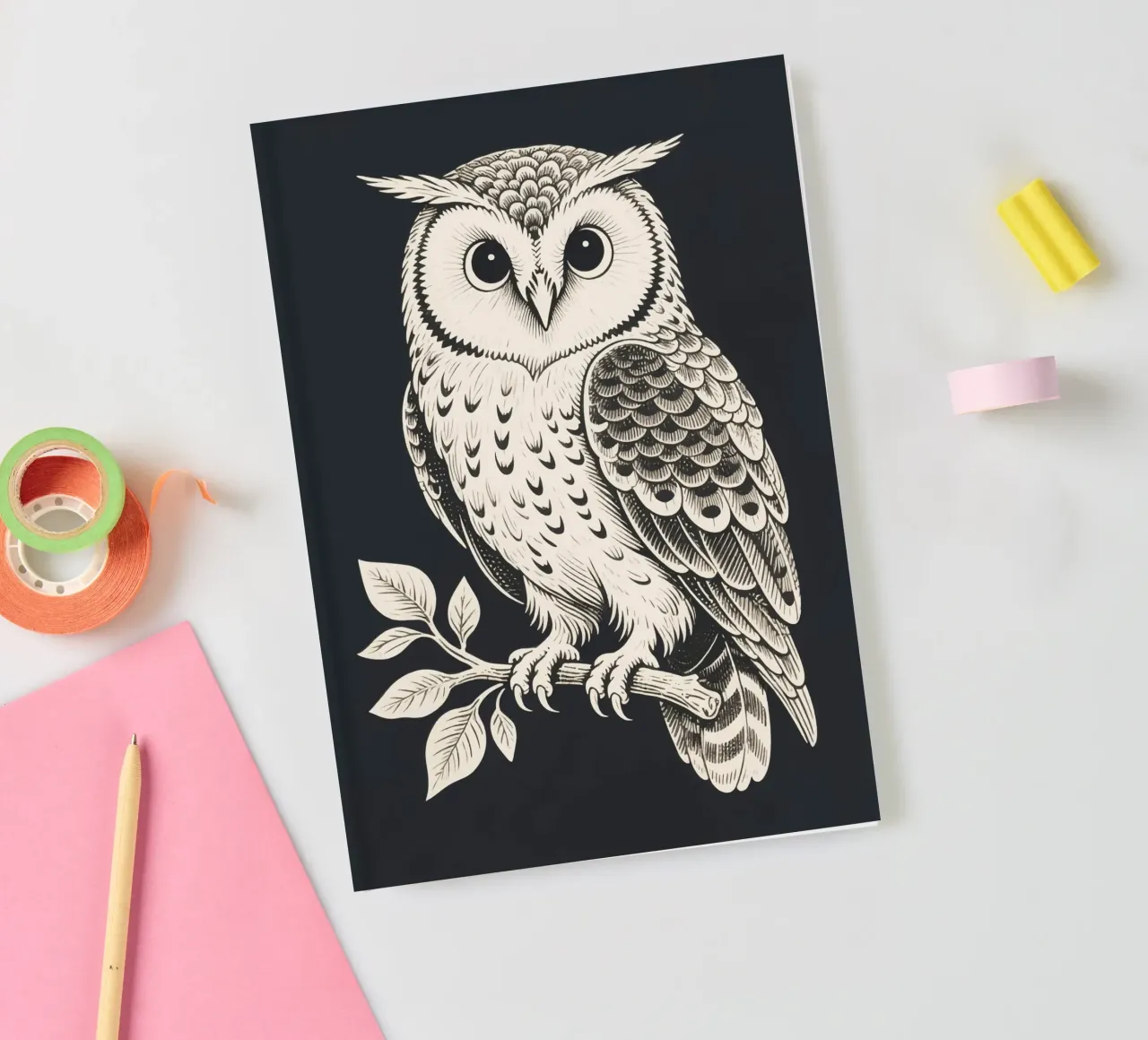 Owl notebook by knowledge