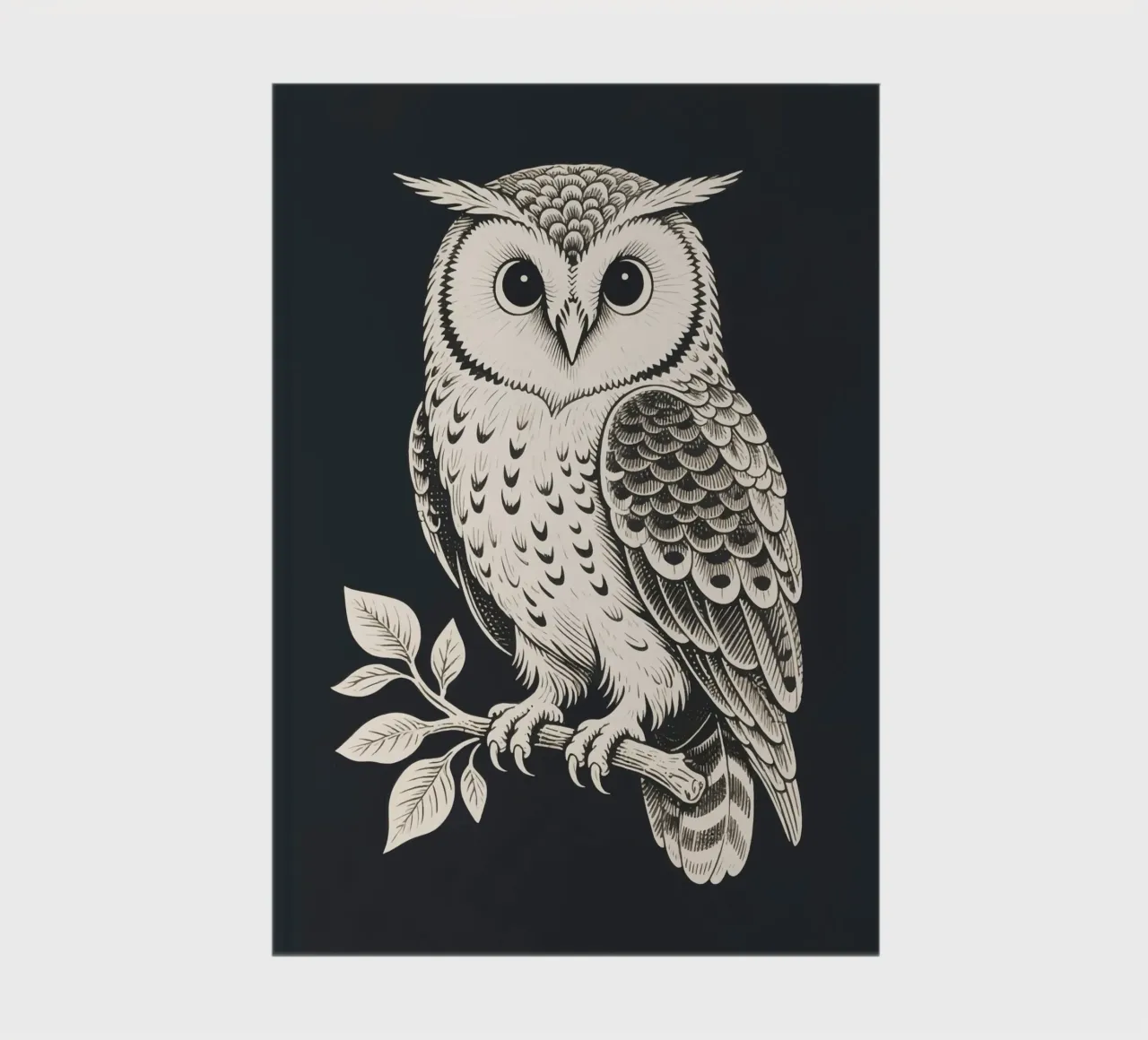 Owl notebook by knowledge