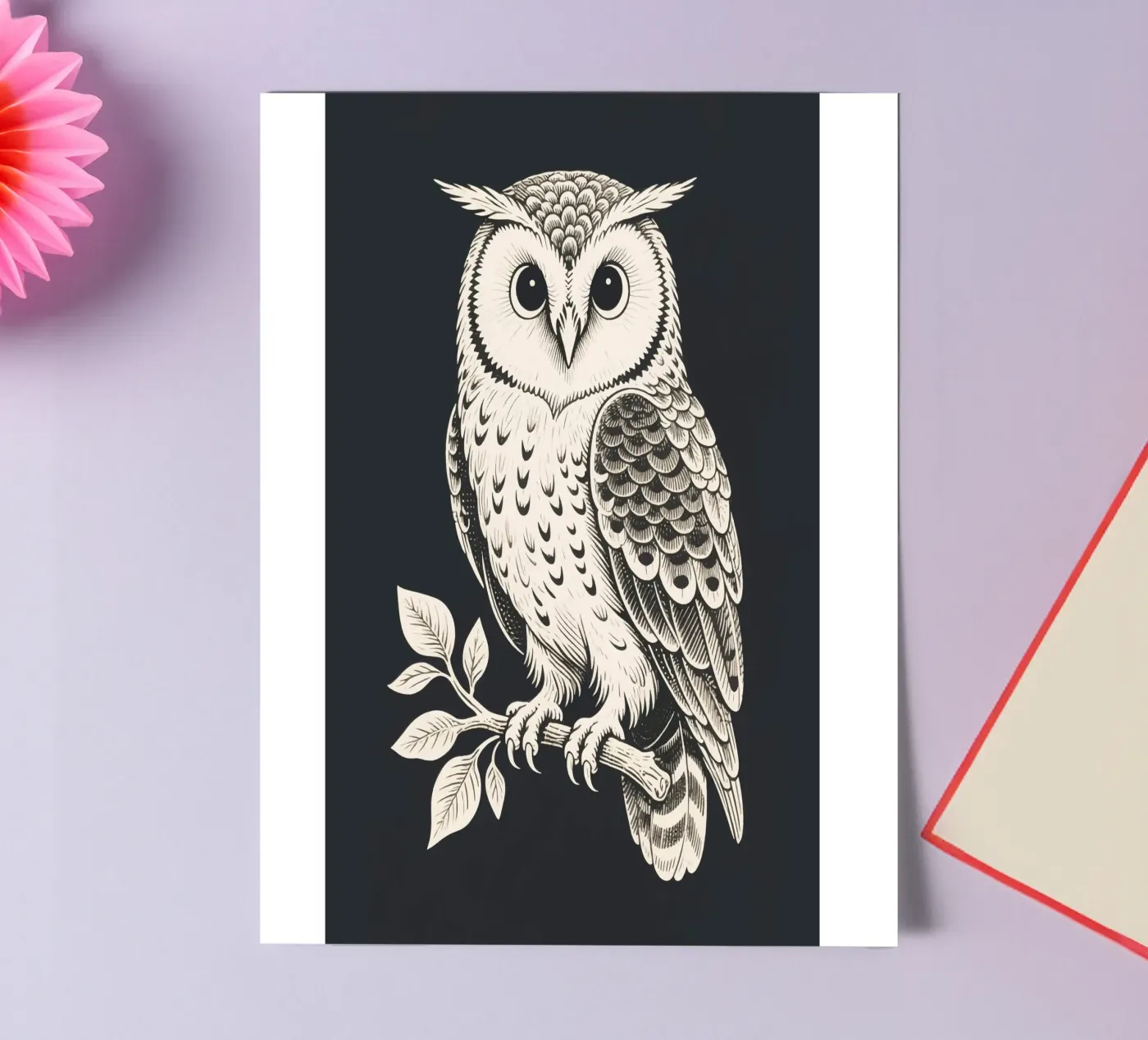 Owl Stickerbogen von knowledge