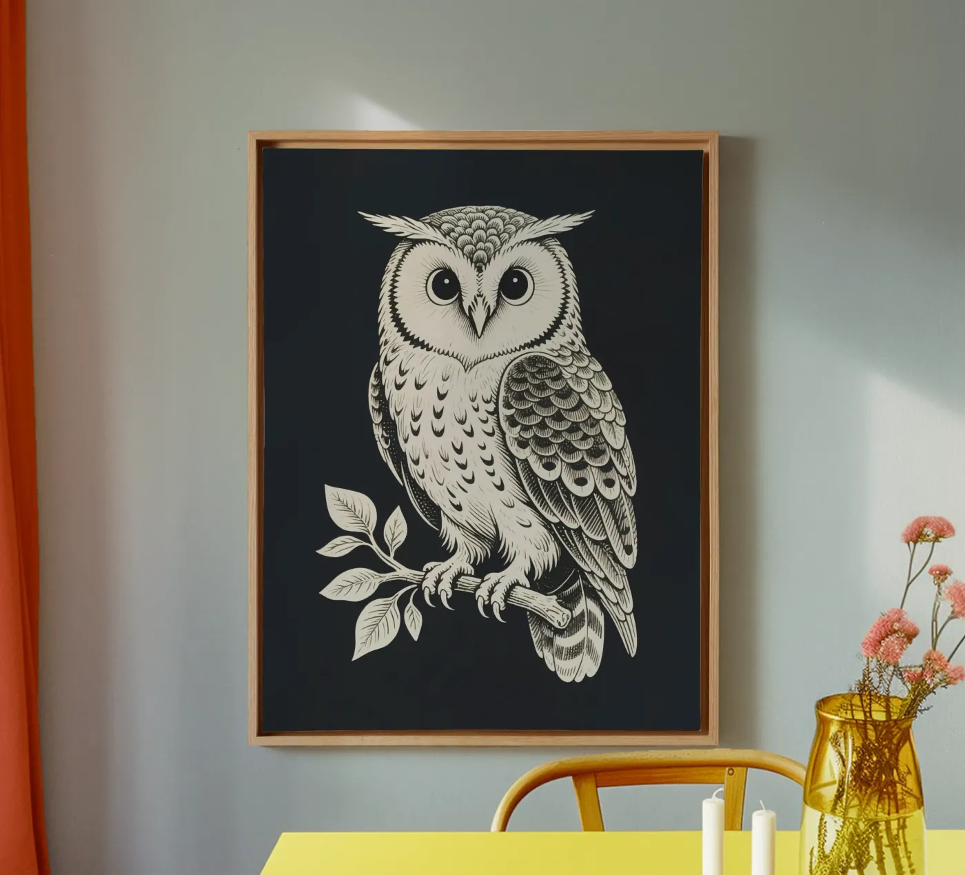 Uil canvas van knowledge