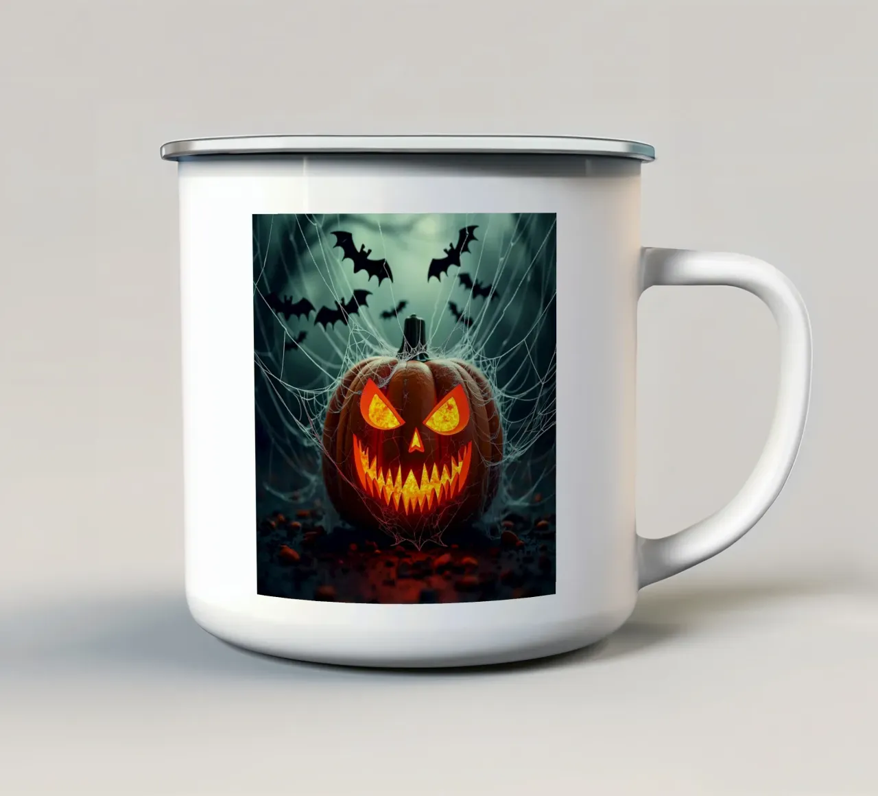 Halloween_2 tazza in smalto da Fantasie & Mystikwelten by LK