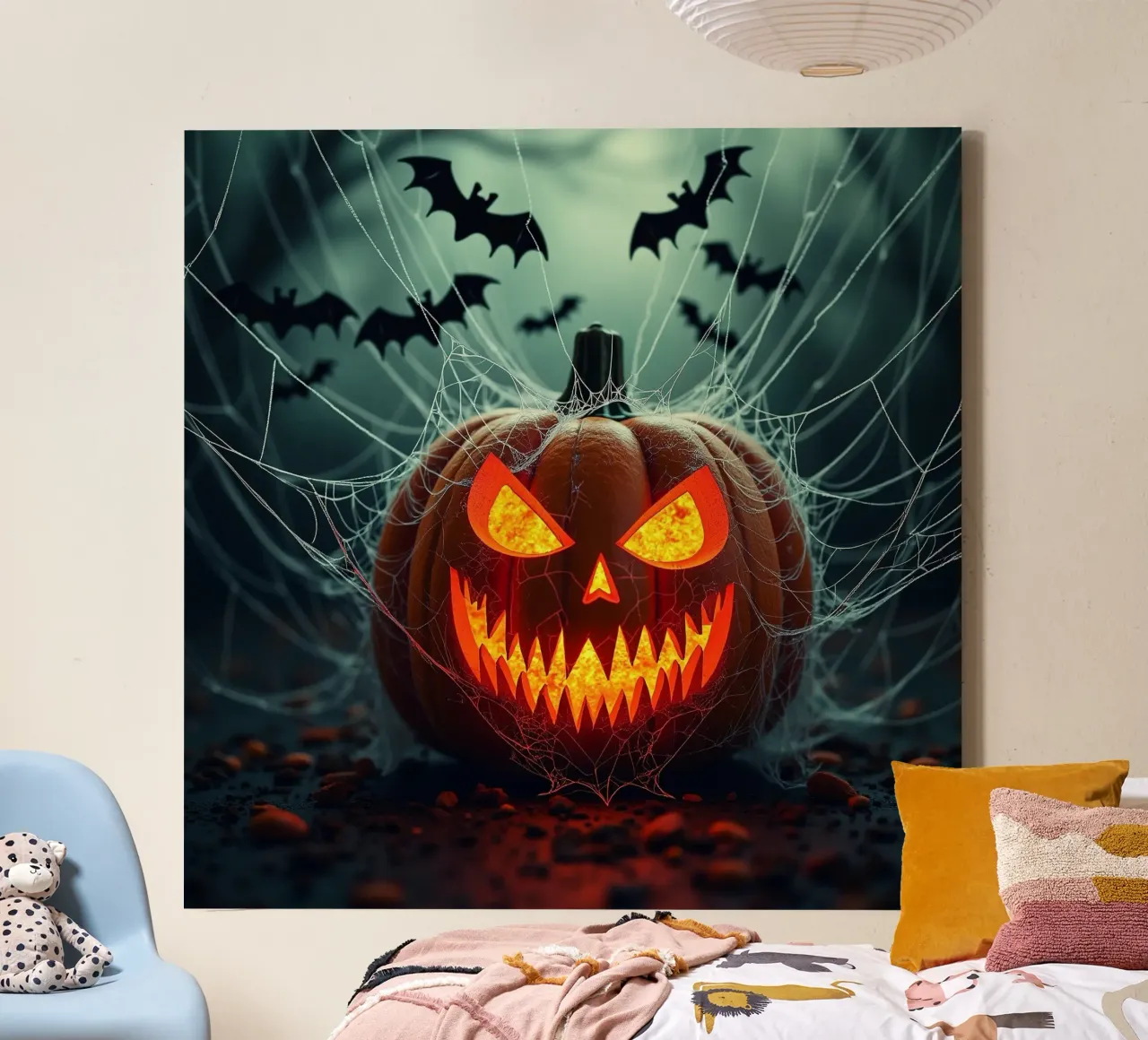 Halloween_2 tela con Cornice a cassetta da Fantasie & Mystikwelten by LK
