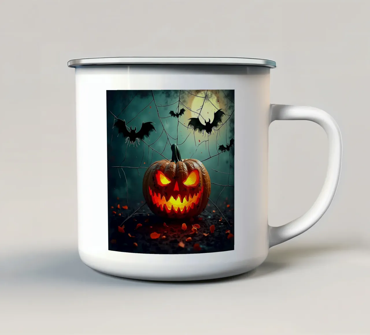 Halloween_3 tazza in smalto da Fantasie & Mystikwelten by LK