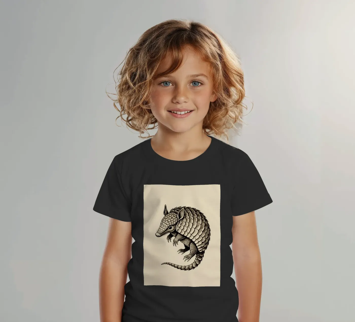 Armadillo t-shirt bambini da knowledge