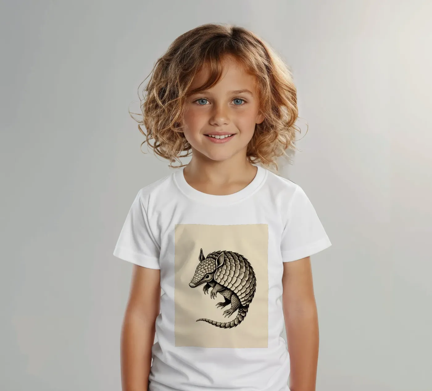 Armadillo t-shirt bambini da knowledge