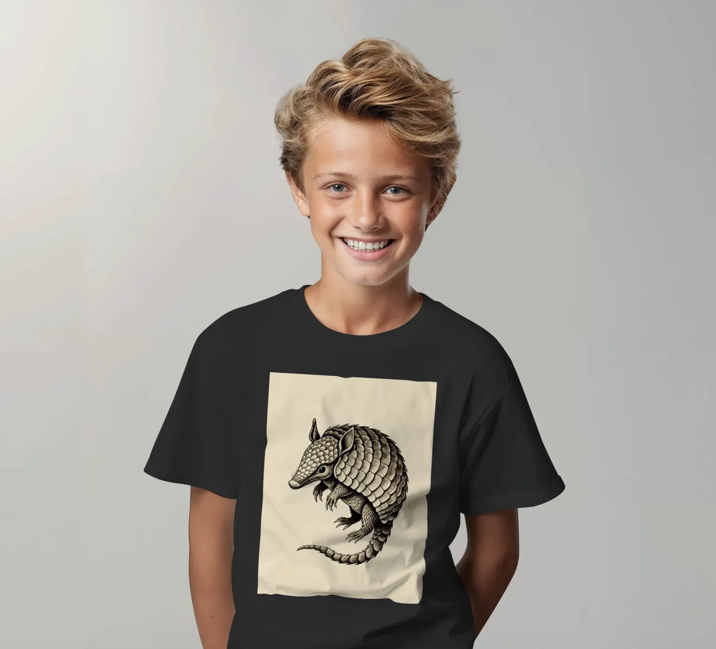 Armadillo t-shirt bambini da knowledge