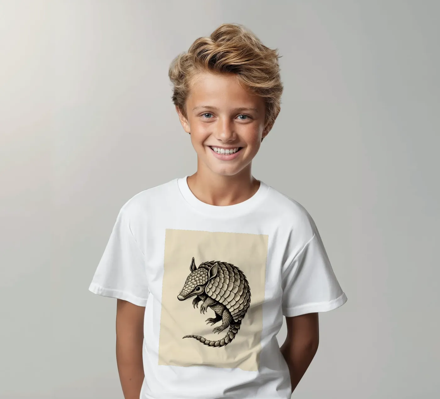 Armadillo t-shirt bambini da knowledge