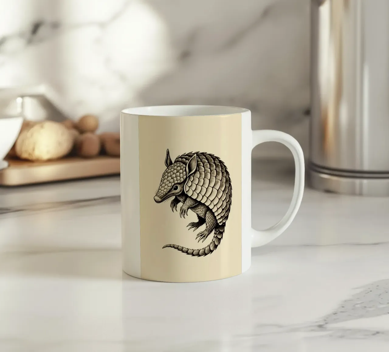 Armadillo tazza in ceramica da knowledge