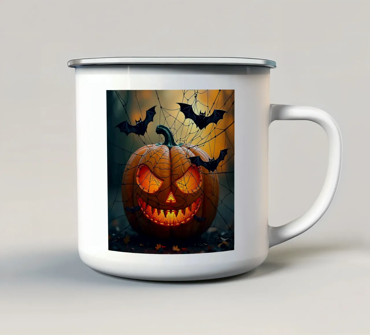 Halloween_4 tazza in smalto da Fantasie & Mystikwelten by LK