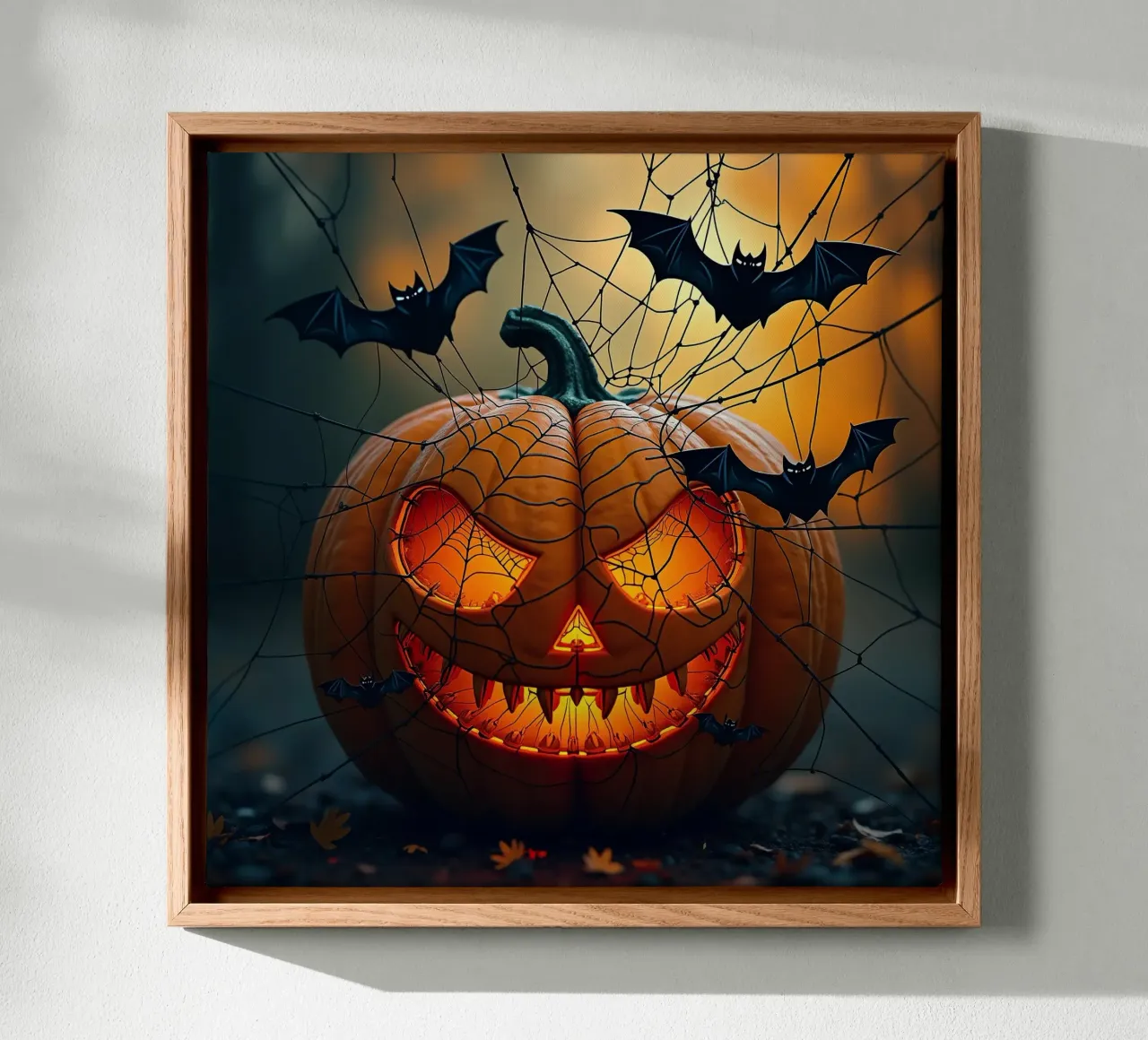 Halloween_4 tela con Cornice a cassetta da Fantasie & Mystikwelten by LK