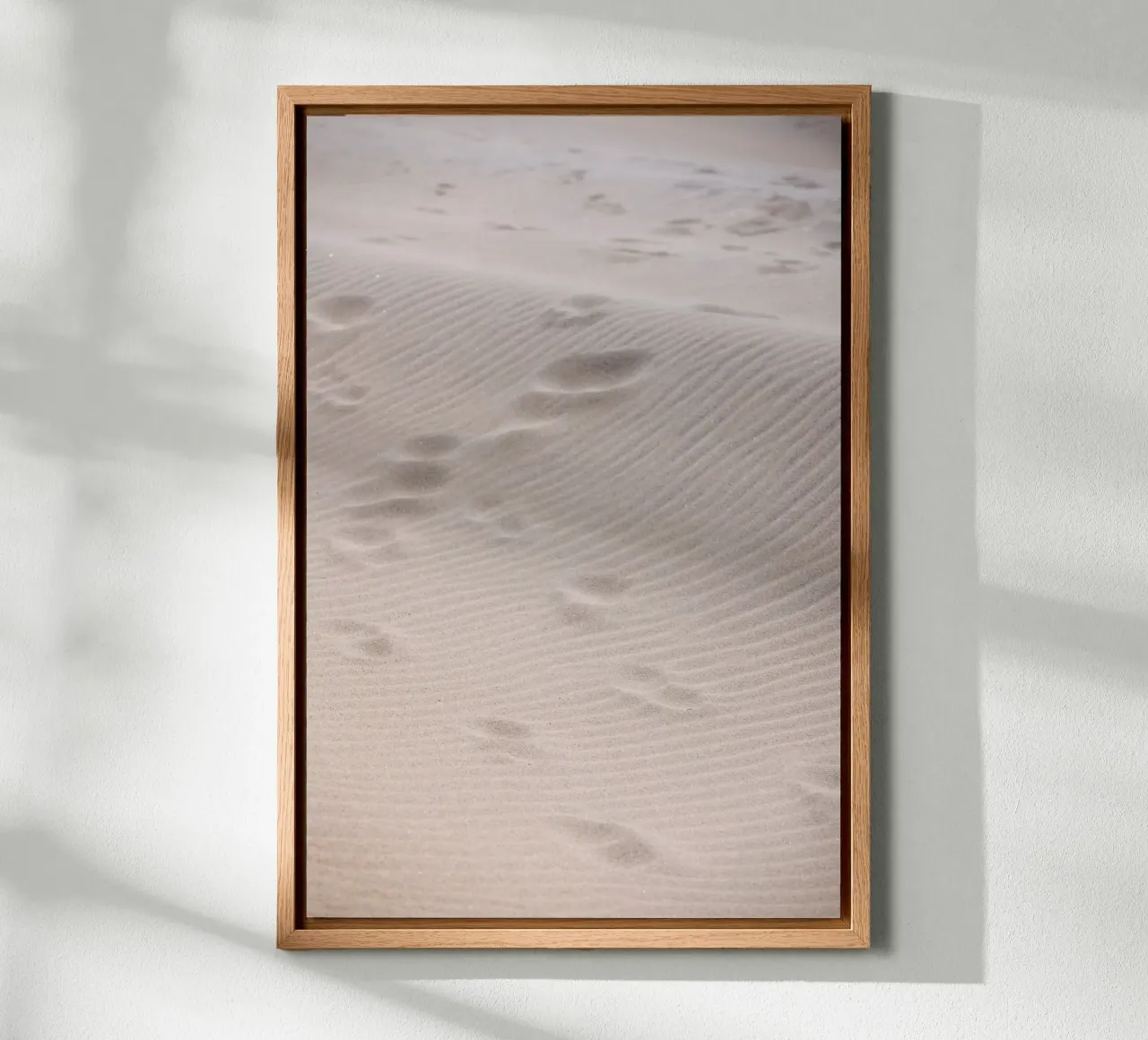 Traces in the Sand tela con Cornice a cassetta da Mareike Böhmer Photography