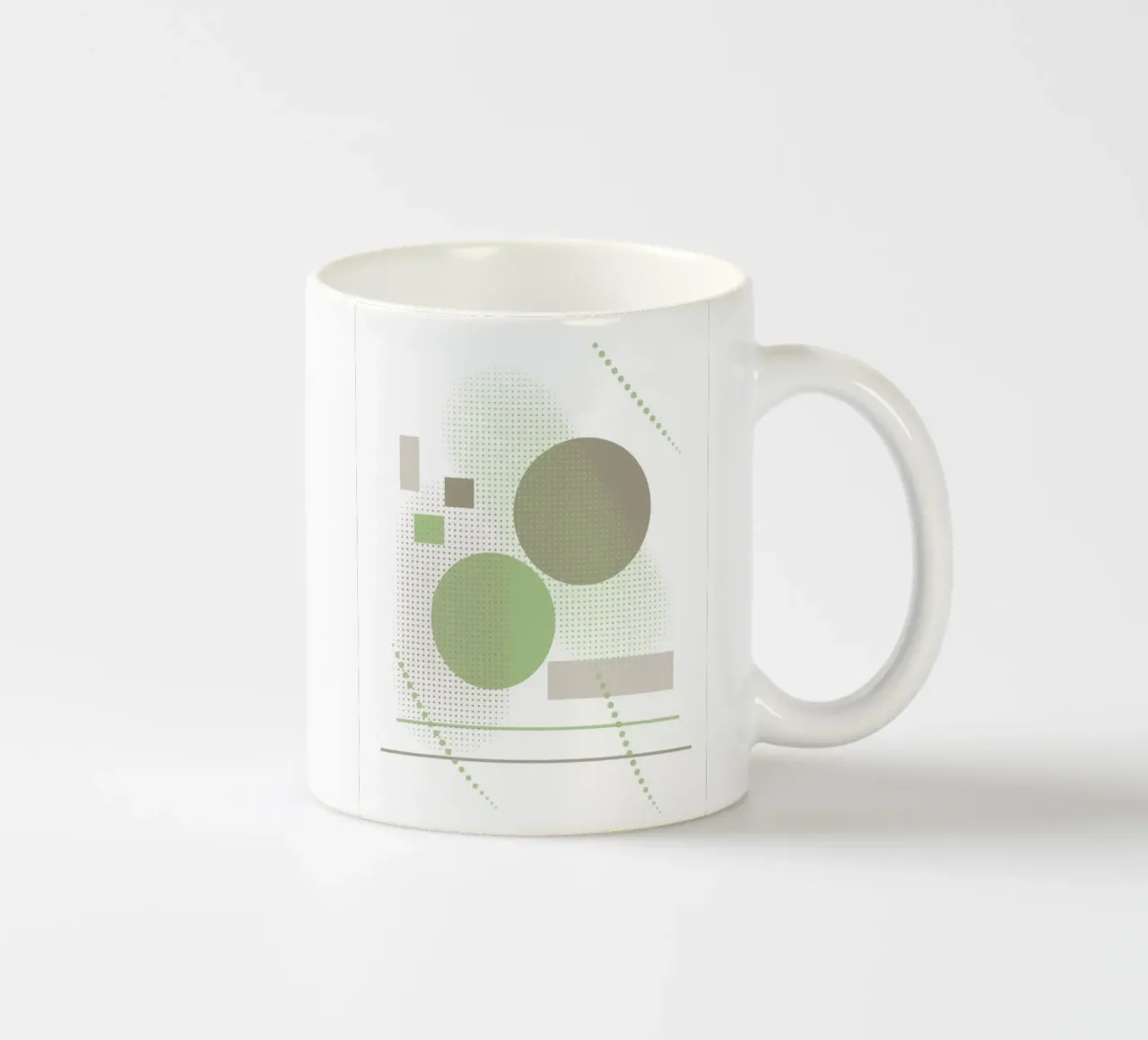 Design minimalista con elementi grafici tazza in ceramica da BenCoStyle