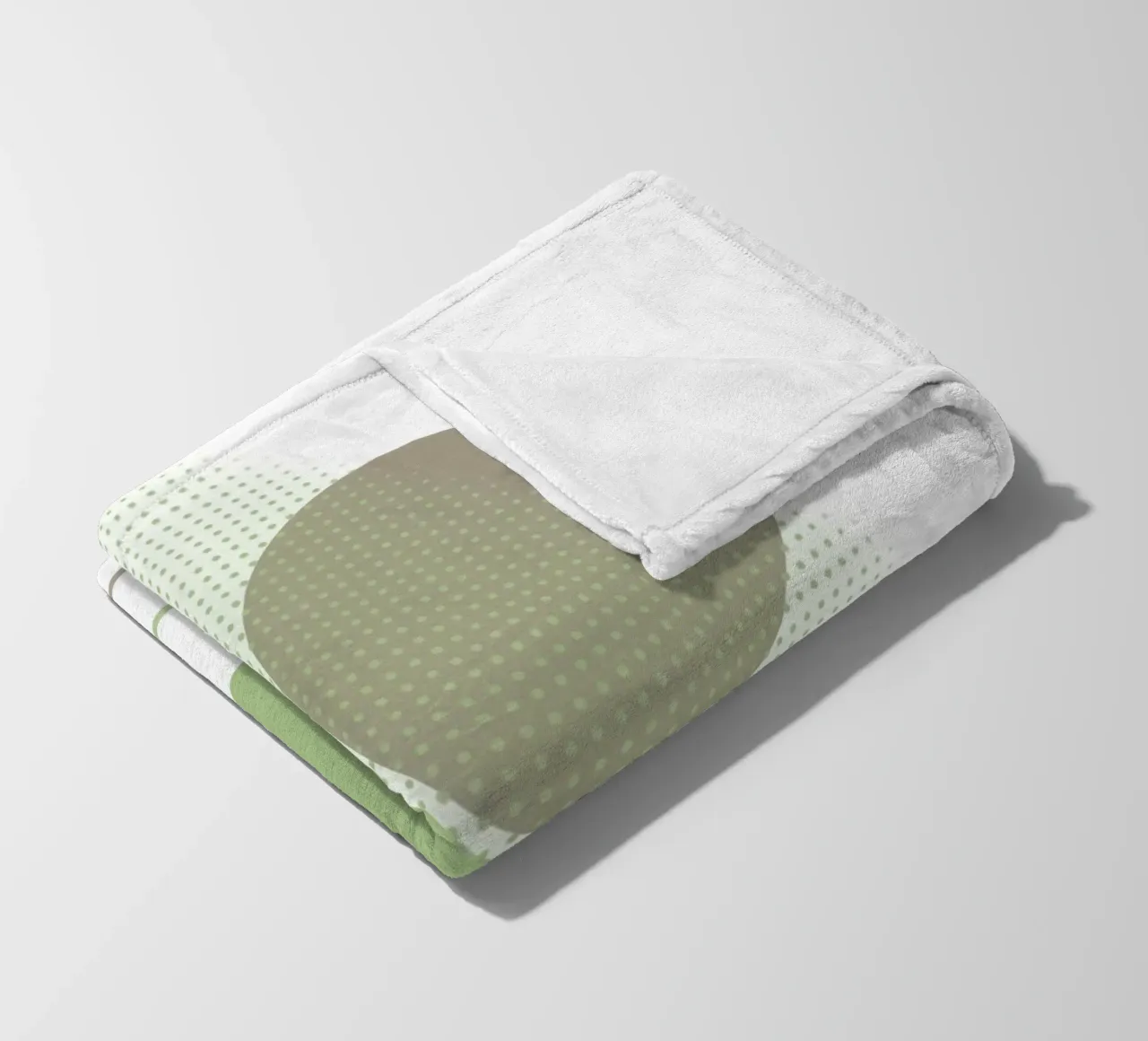 Design minimalista con elementi grafici coperta in pile da BenCoStyle