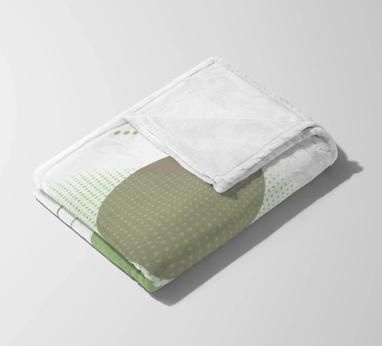 Design minimalista con elementi grafici coperta in pile da BenCoStyle