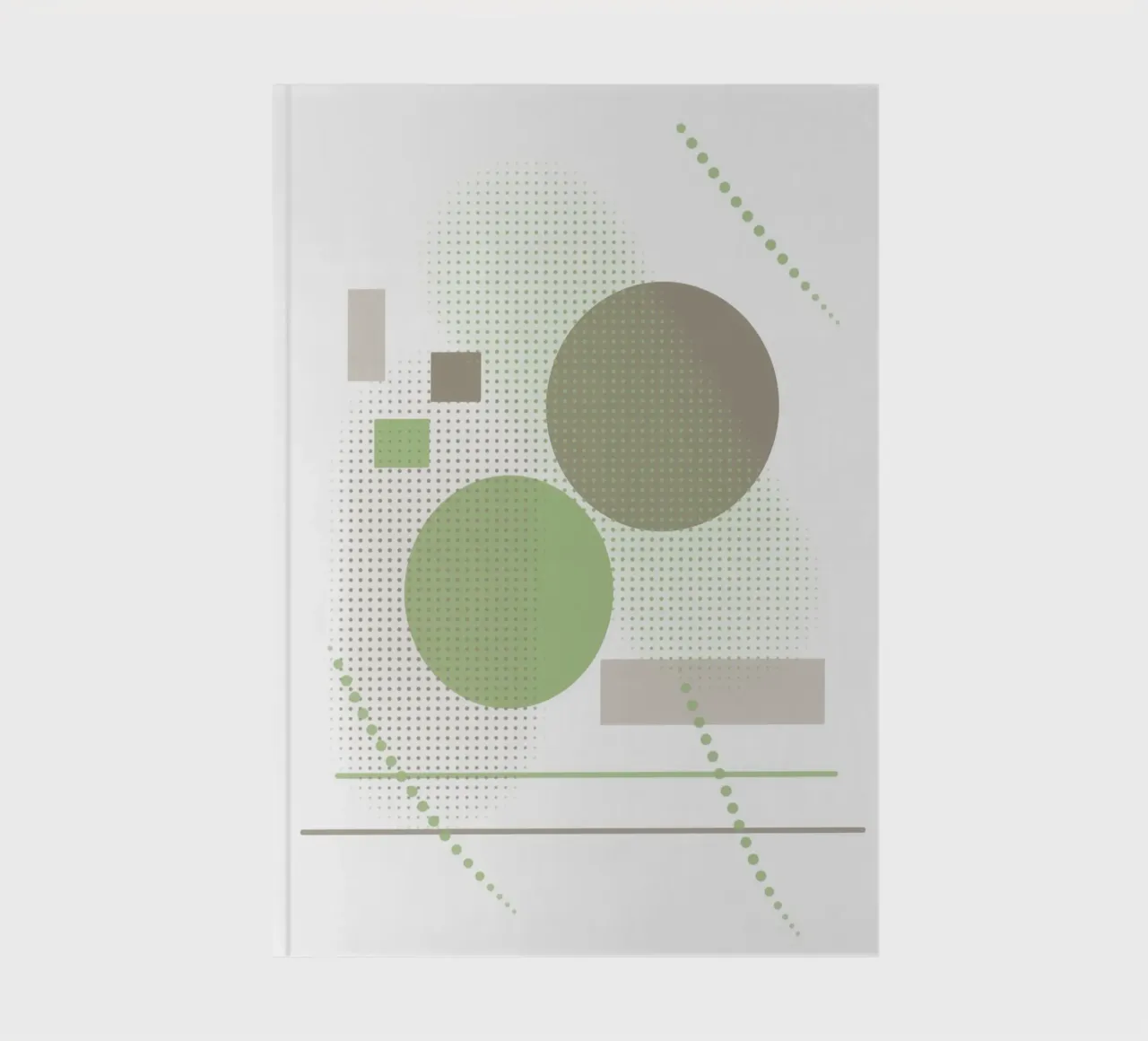 Design minimaliste avec des éléments graphiques carnet de notes de BenCoStyle