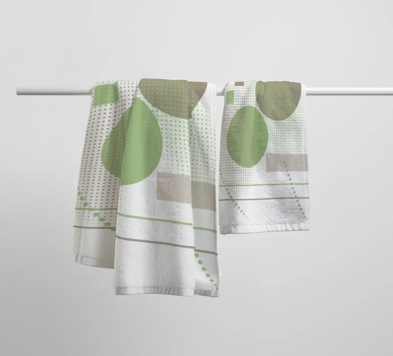 Design minimaliste avec des éléments graphiques serviette de bain de BenCoStyle