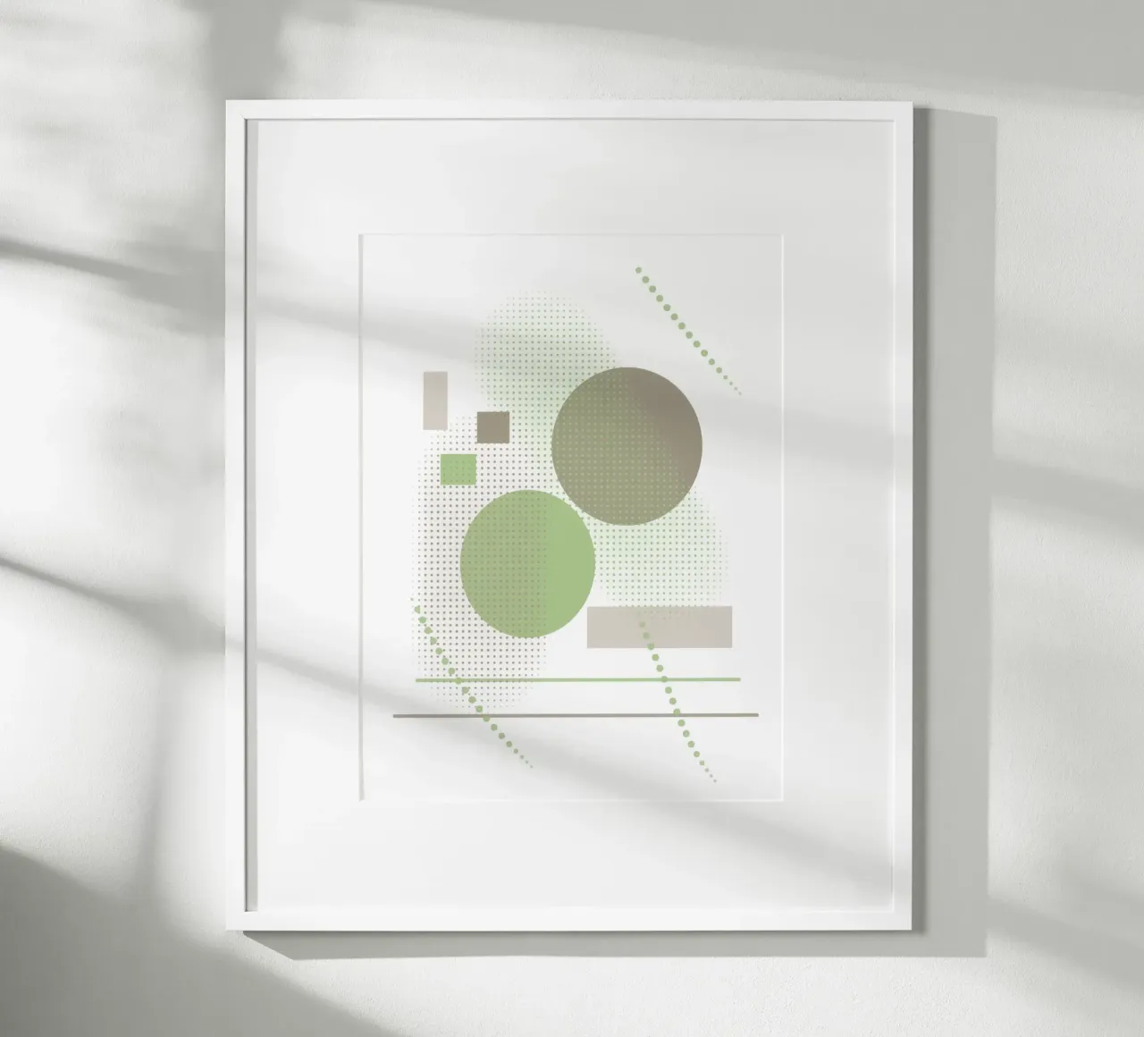 Design minimalista con elementi grafici poster da BenCoStyle