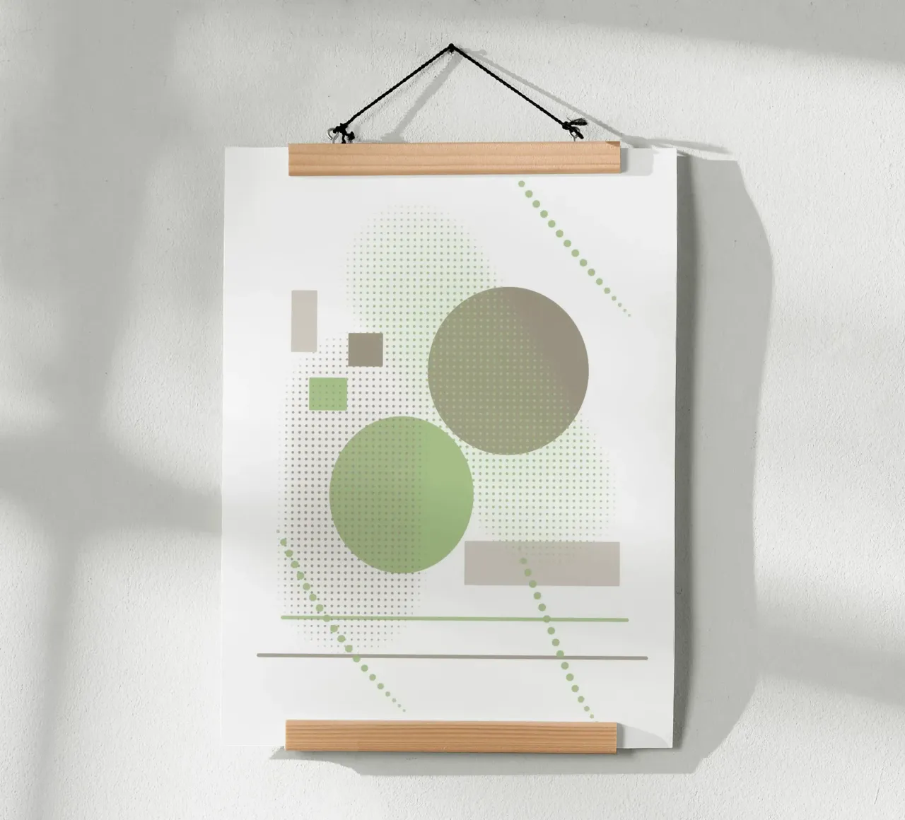 Design minimalista con elementi grafici poster da BenCoStyle