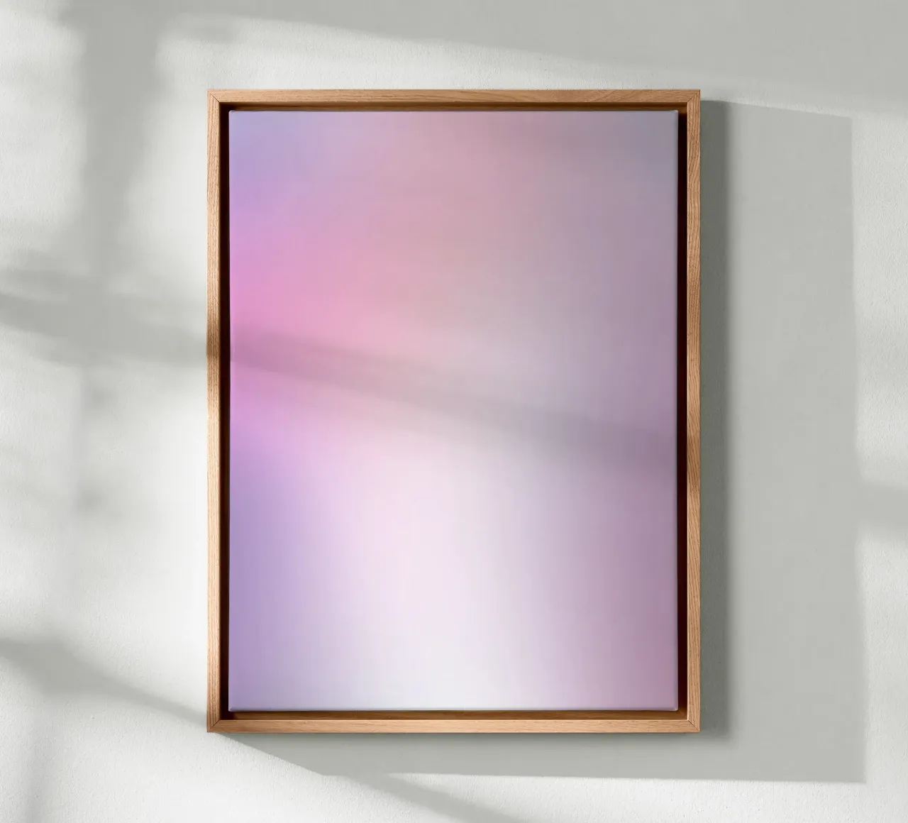 Aura, paars kleurverloop, cadeau, engel nummer muur kunst cadeau canvas met Baklijst van Dreamscape