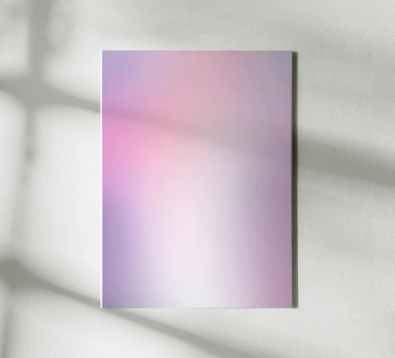 Aura, paars kleurverloop, cadeau, engel nummer muur kunst cadeau canvas met Baklijst van Dreamscape