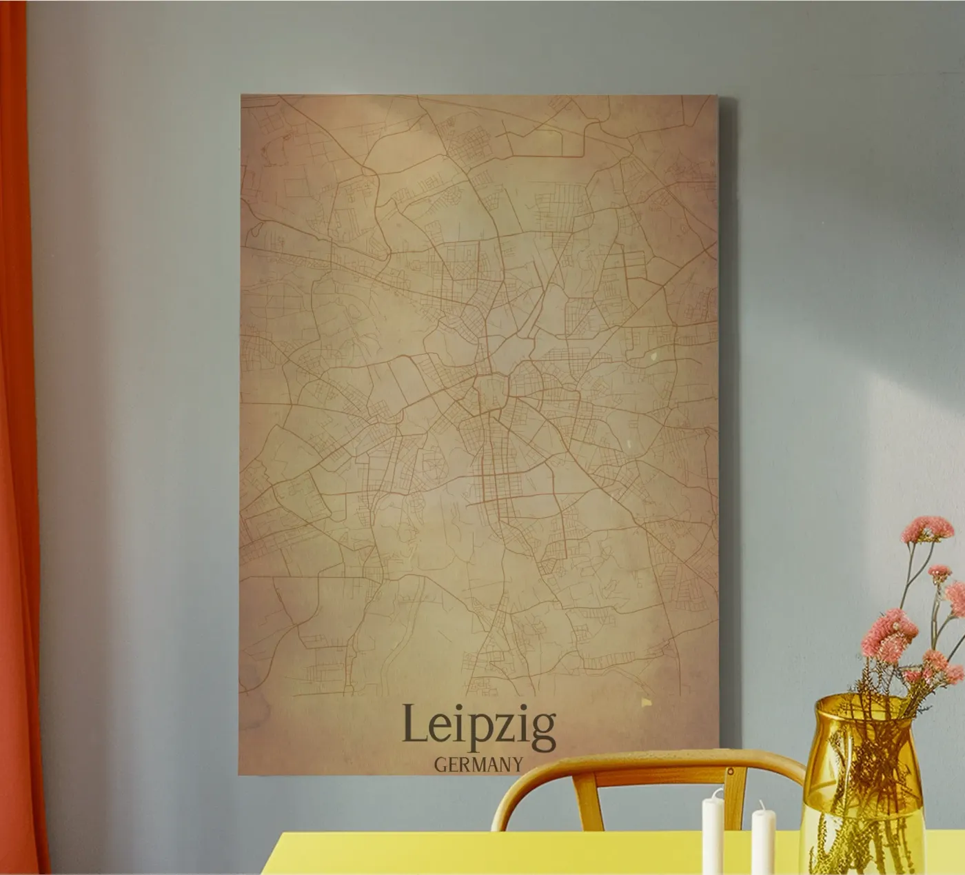 Leipzig GERMANY tela da WorldPrint