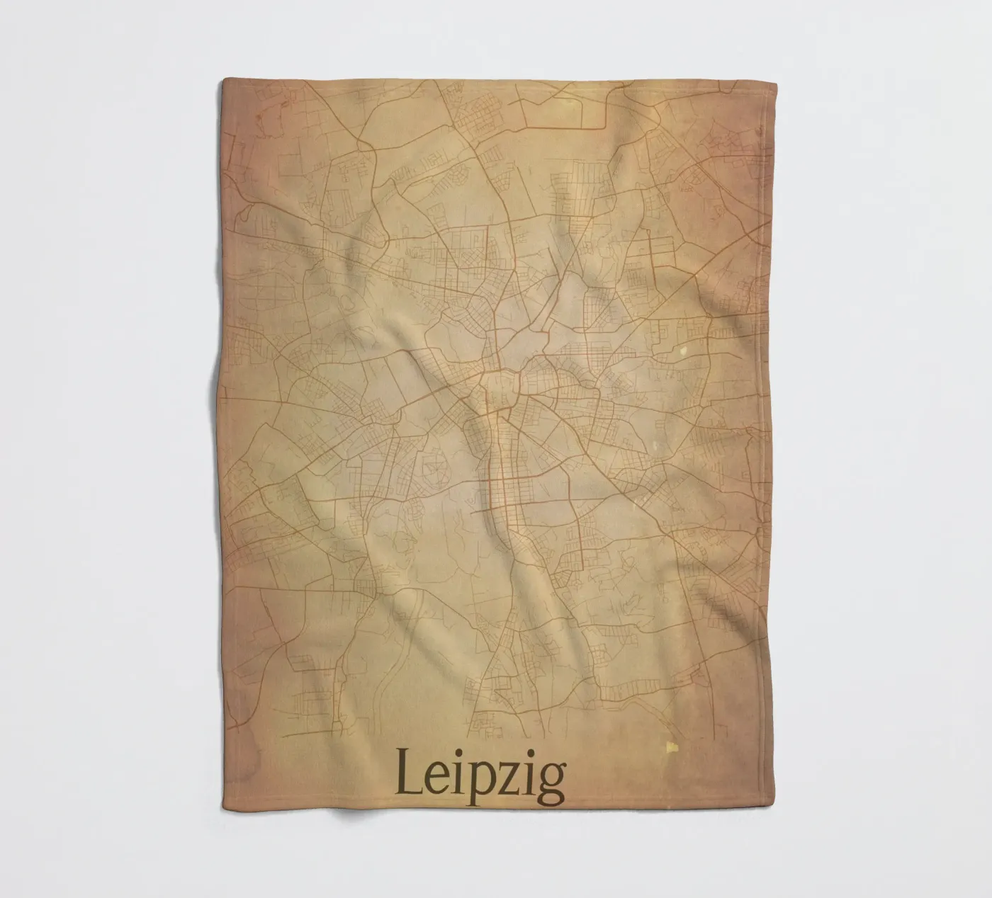 Leipzig GERMANY Fleecedecke von WorldPrint