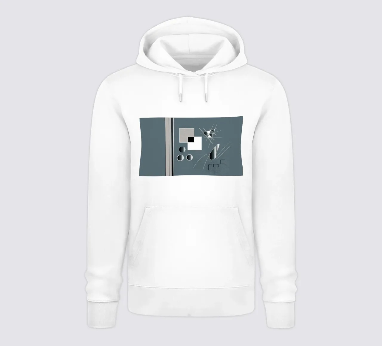 Illustrazione elegante con elementi 3D felpa con cappuccio da BenCoStyle