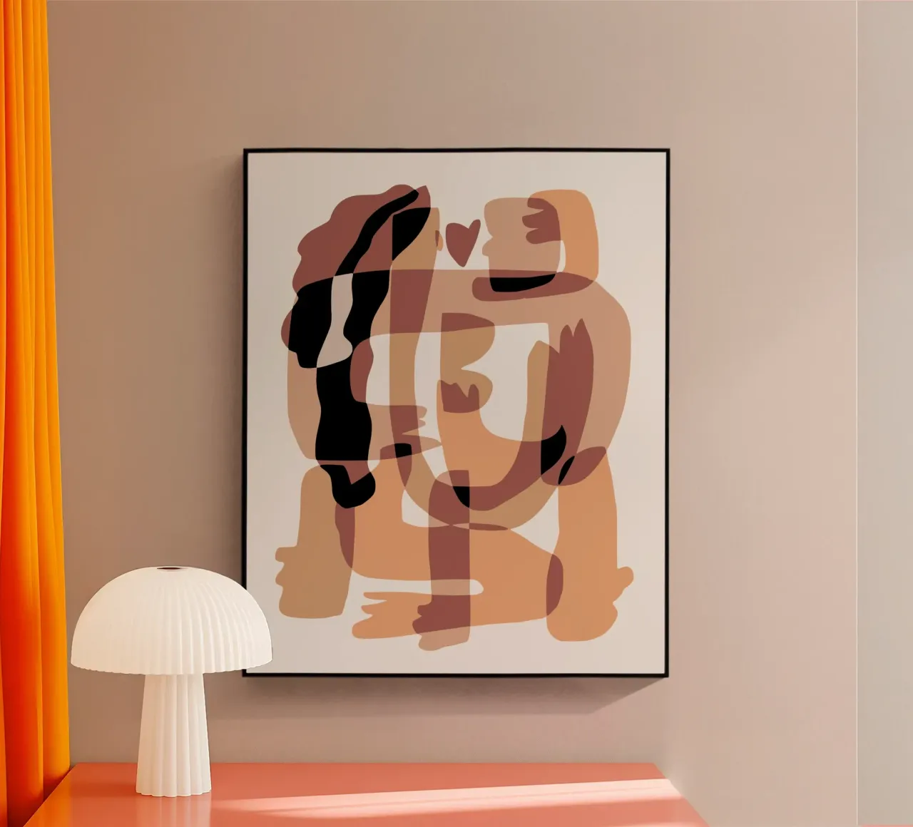 Amore e affetto plexiglass da Little Dean