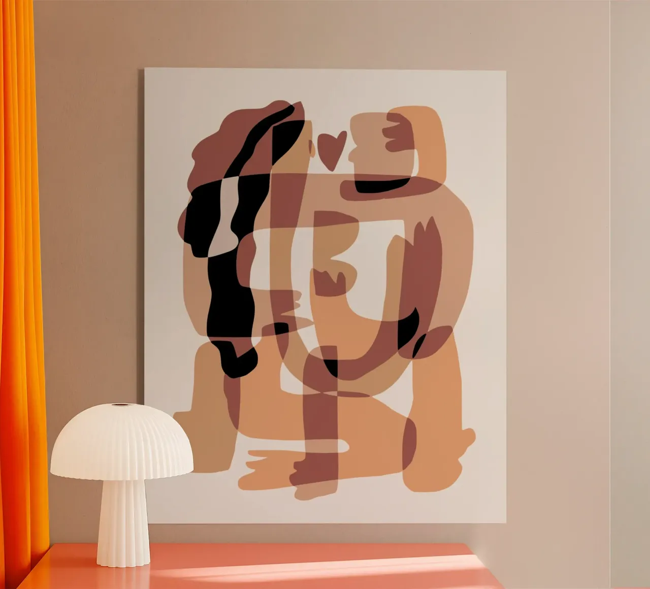 Amore e affetto plexiglass da Little Dean