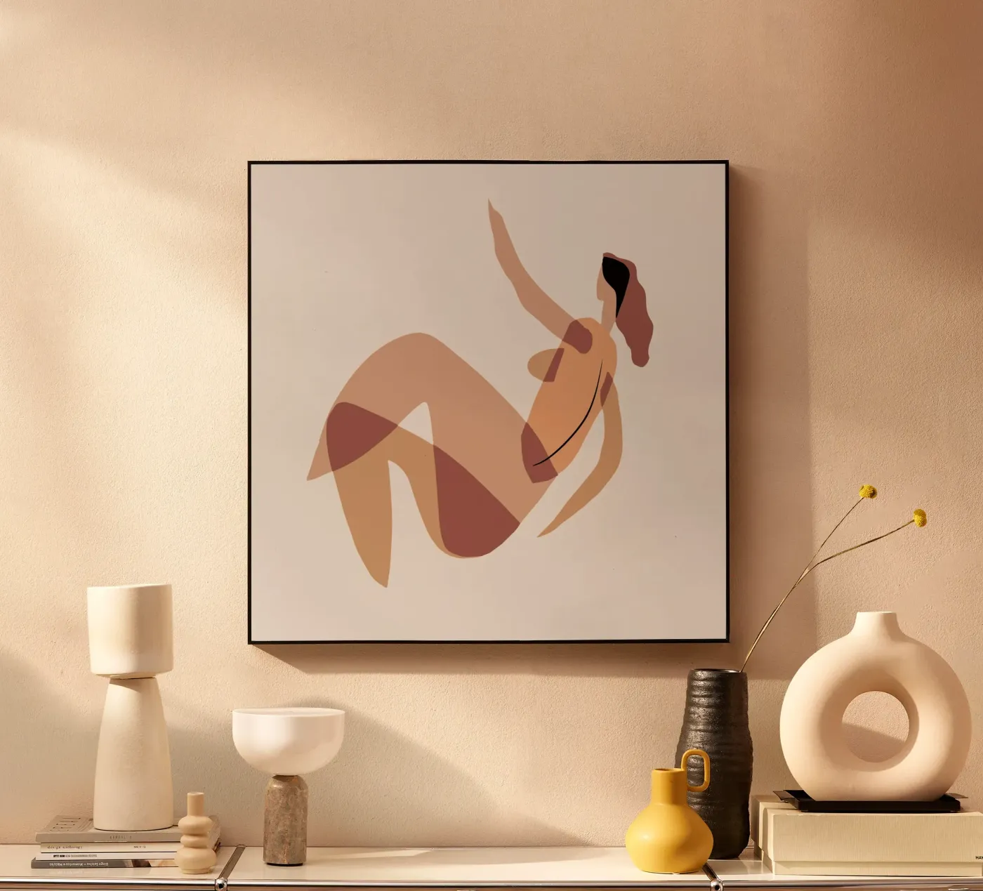 Beige nudo 11 plexiglass da Little Dean