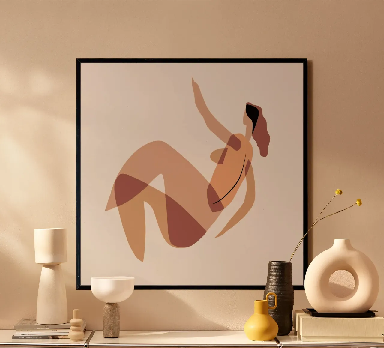 Beige nudo 11 poster da Little Dean