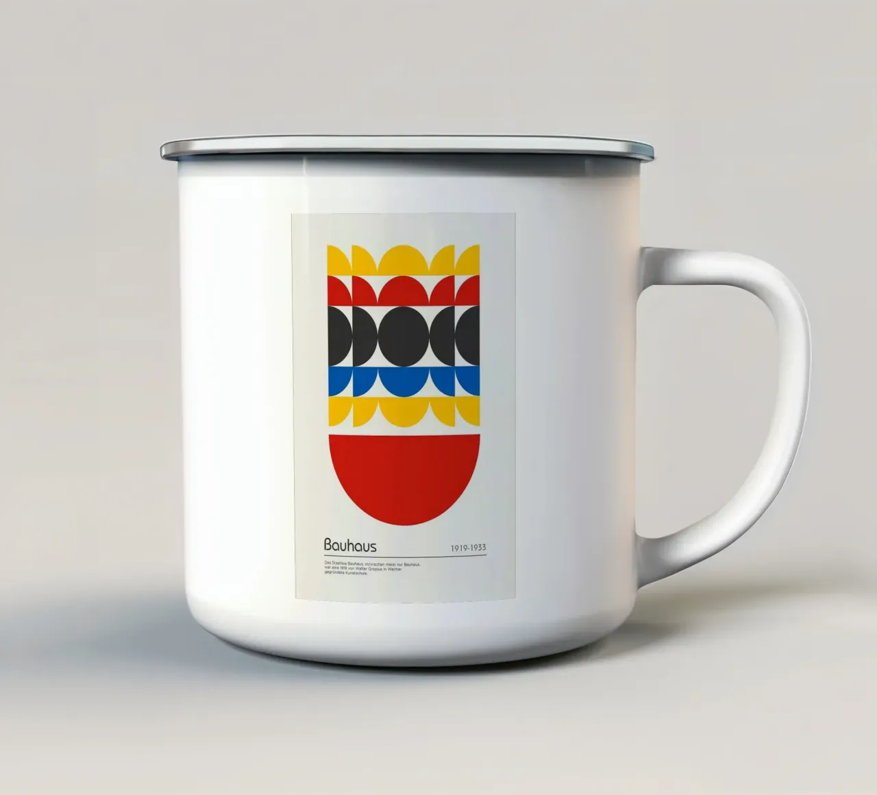 Bauhaus 1919-1933 tazza in smalto da Brooke