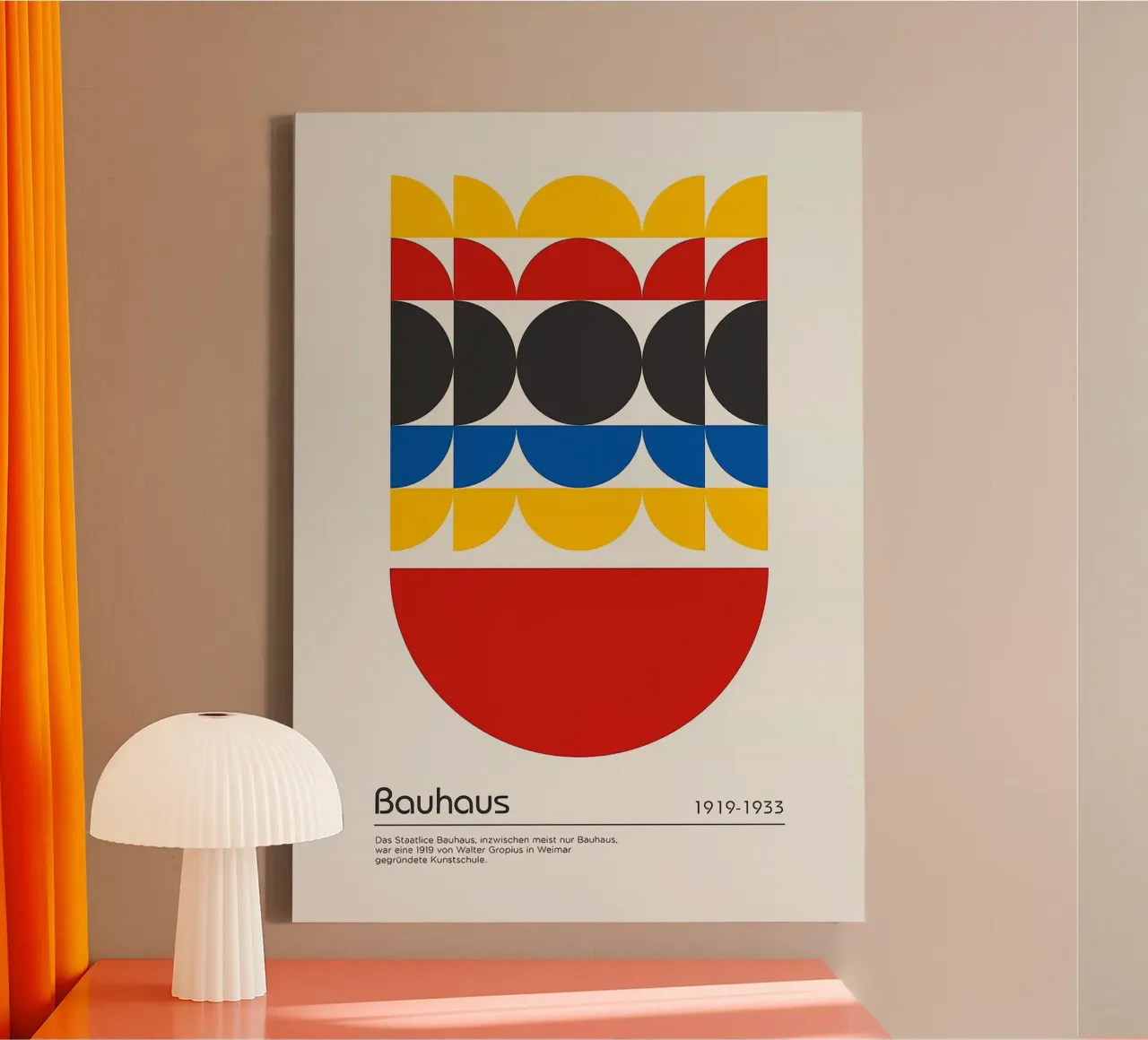 Bauhaus 1919-1933 tela con Cornice a cassetta da Brooke