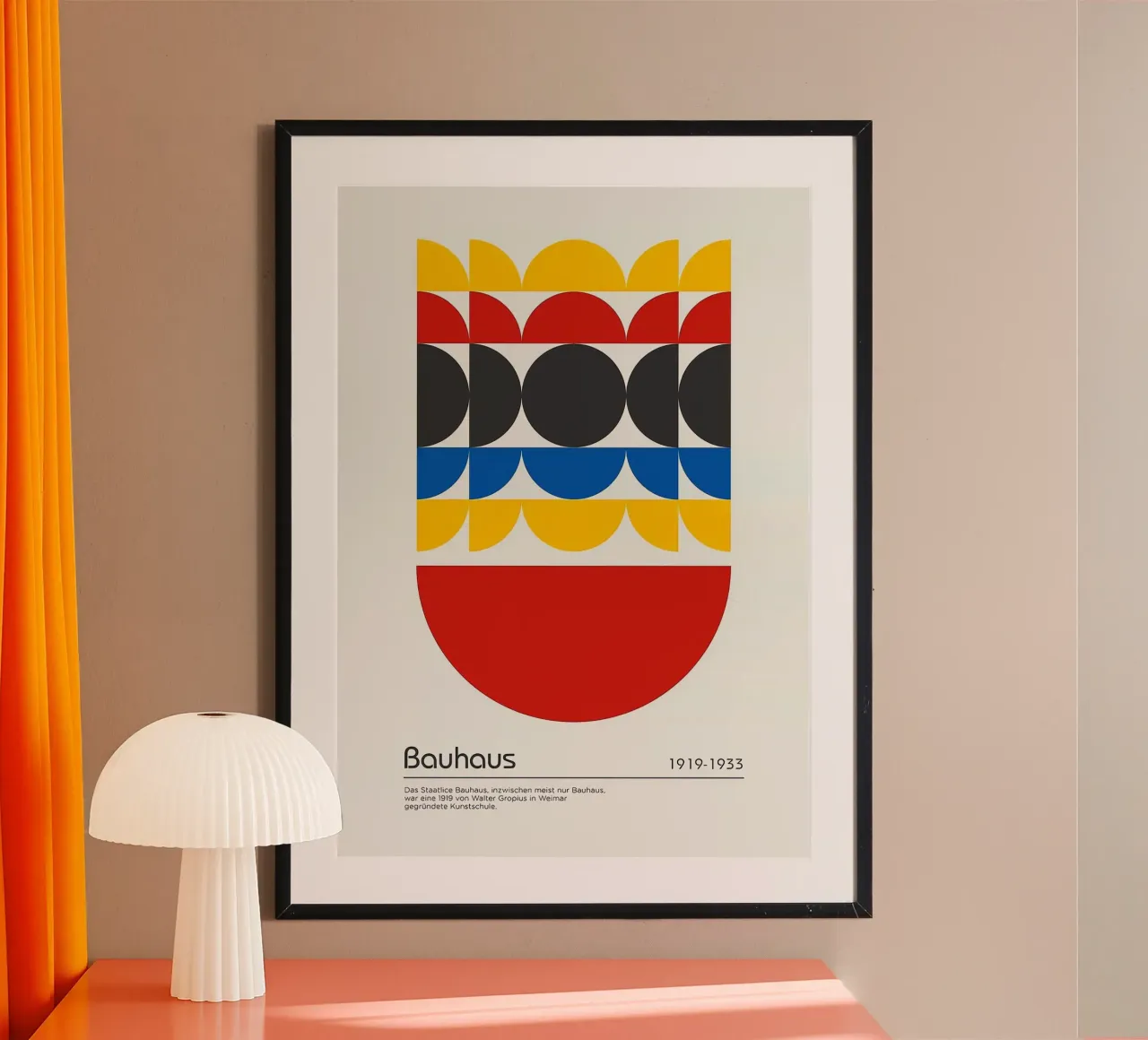 Bauhaus 1919-1933 poster da Brooke