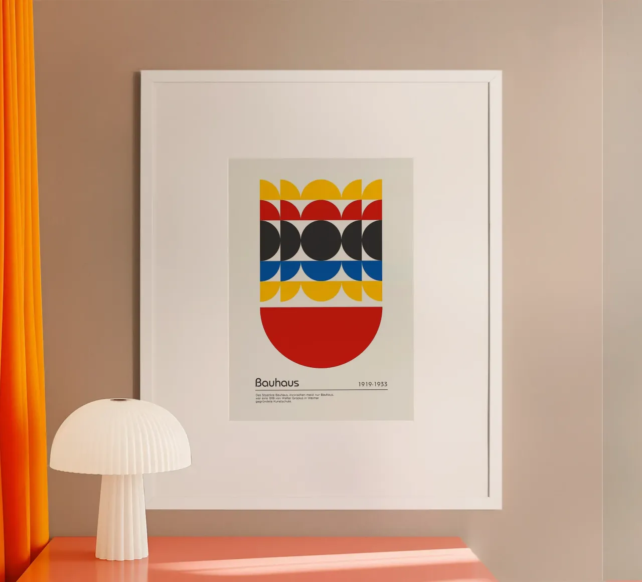 Bauhaus 1919-1933 poster da Brooke