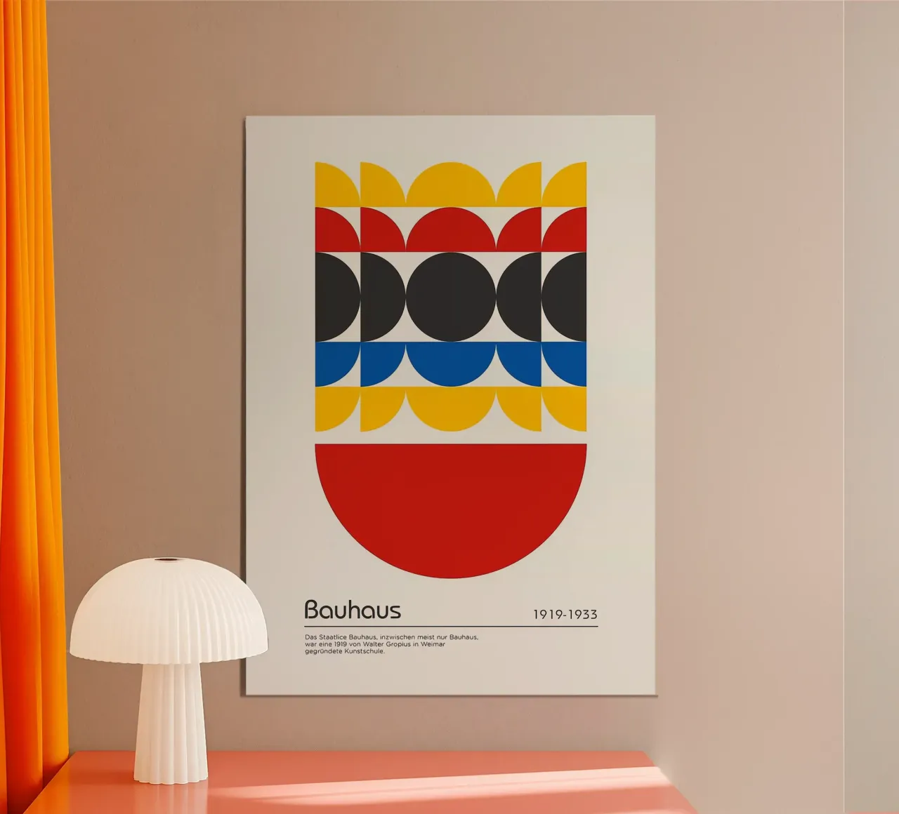 Bauhaus 1919-1933 poster da Brooke