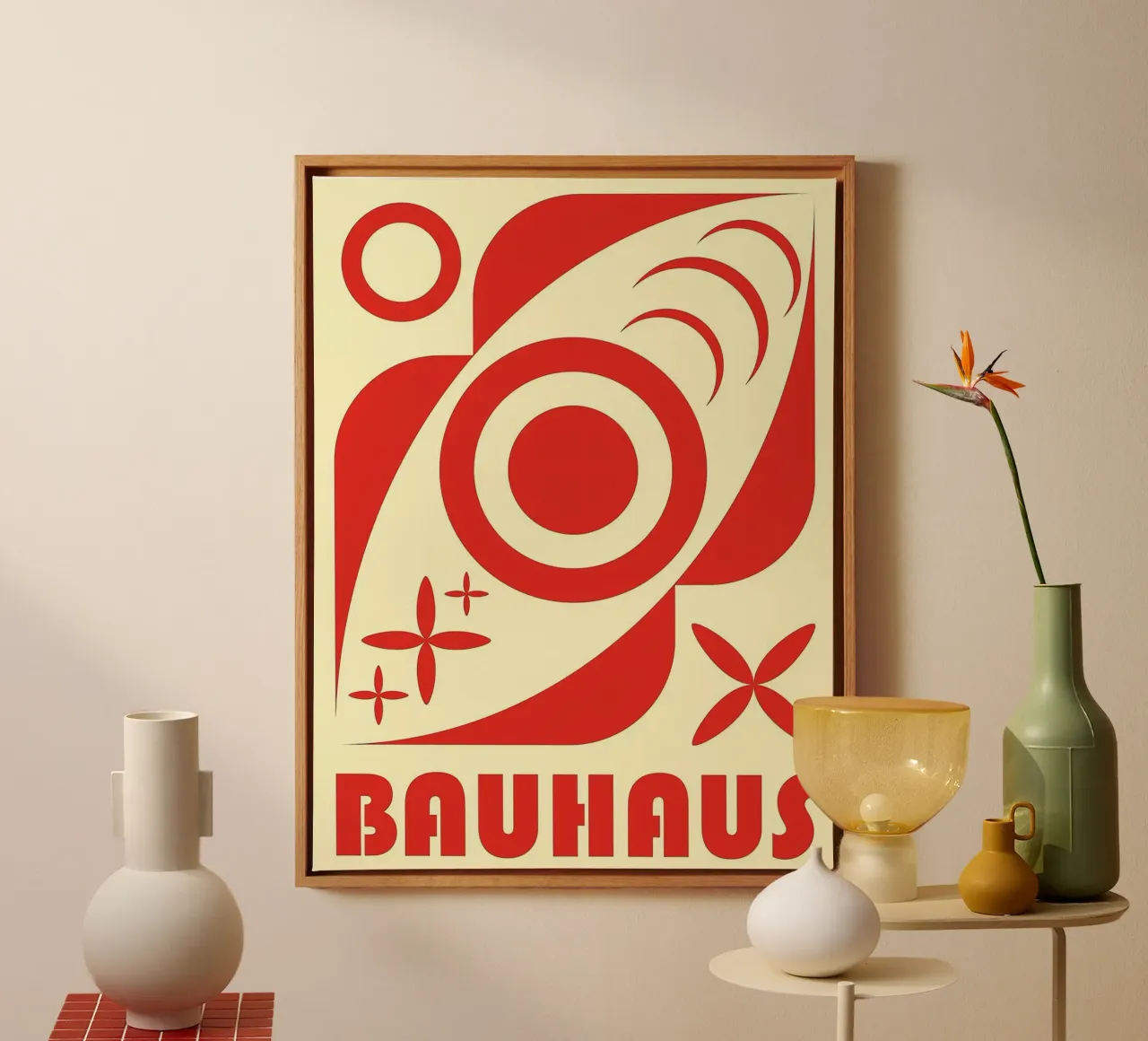 Bauhaus 1919 tela con Cornice a cassetta da Brooke