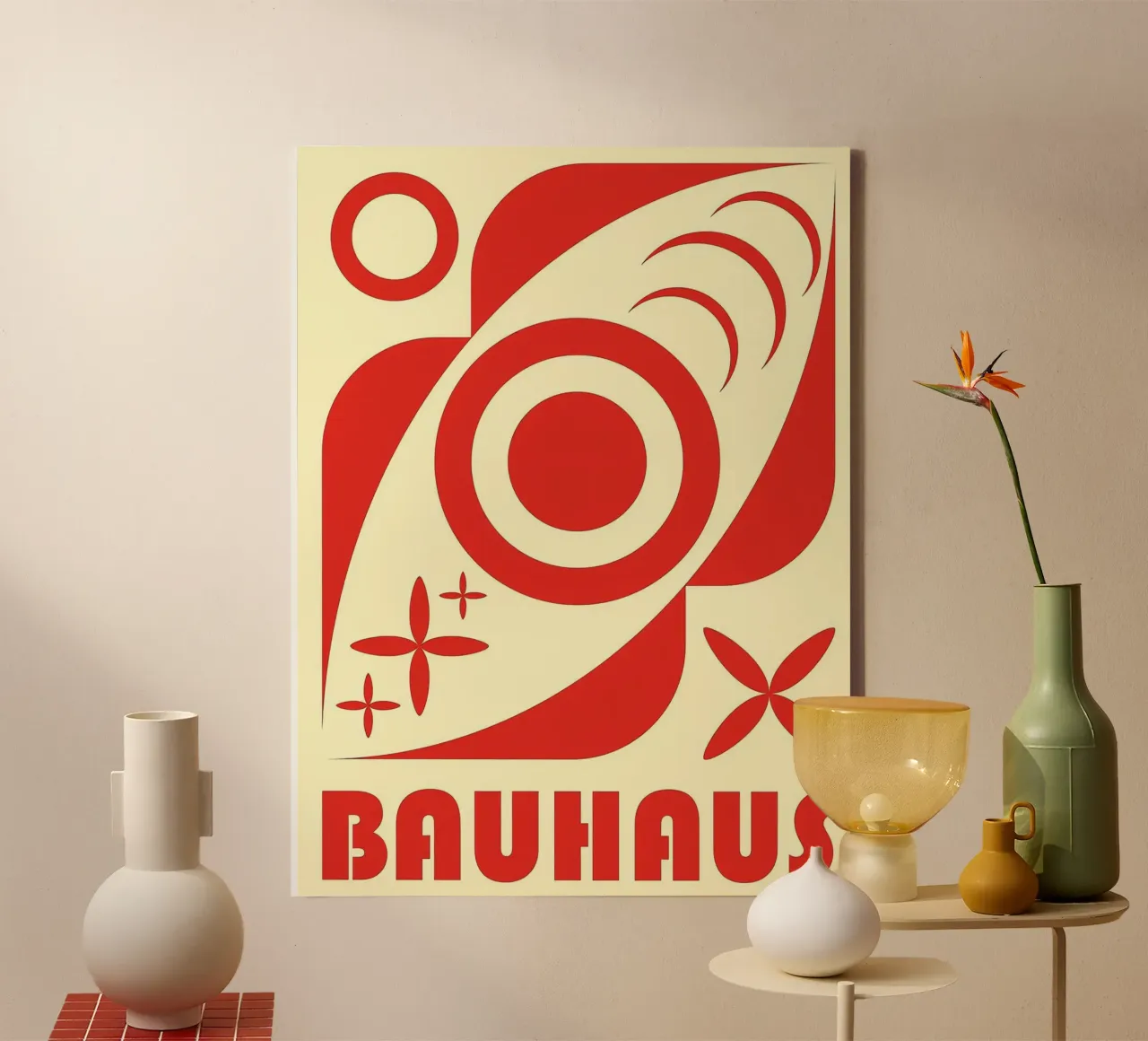 Bauhaus 1919 tela con Cornice a cassetta da Brooke