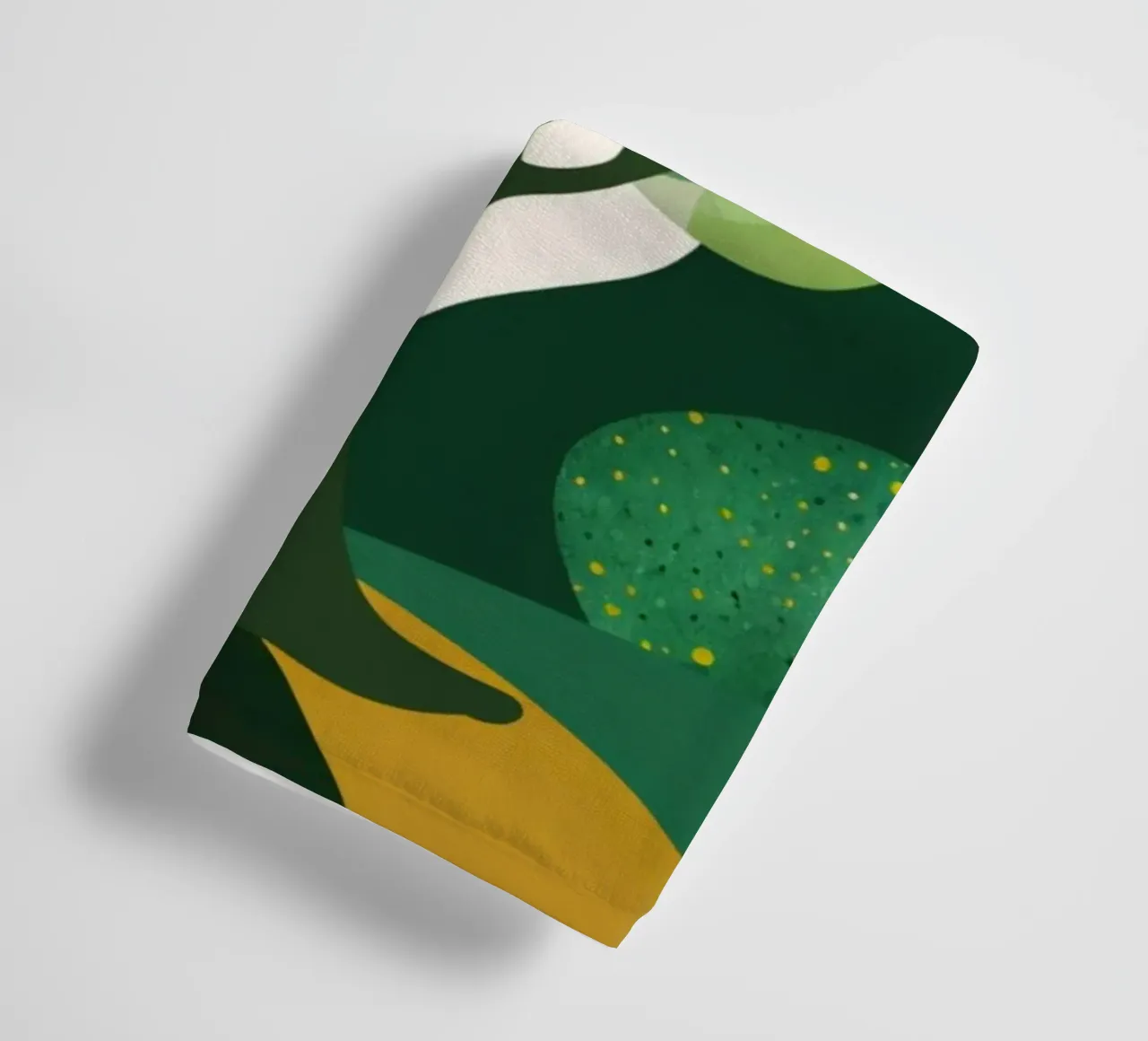 Paysage verdoyant abstrait : Un arbre de vie dans une forêt moderne serviette de bain de Artistic-shop