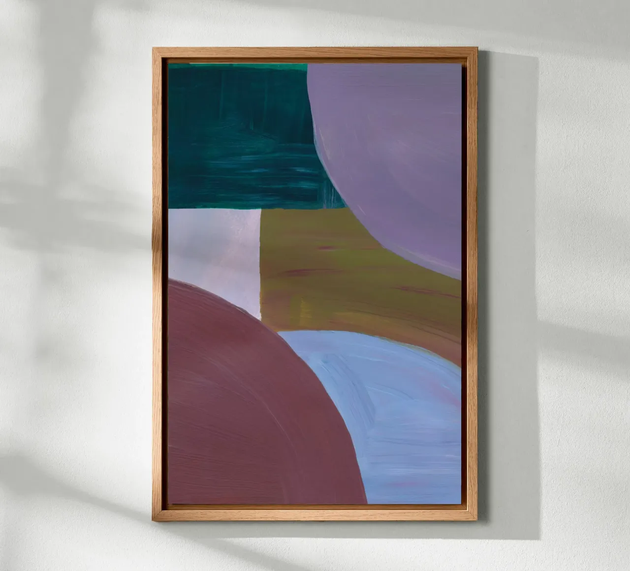 Painted Shapes 2 alluminio dibond da Mareike Böhmer
